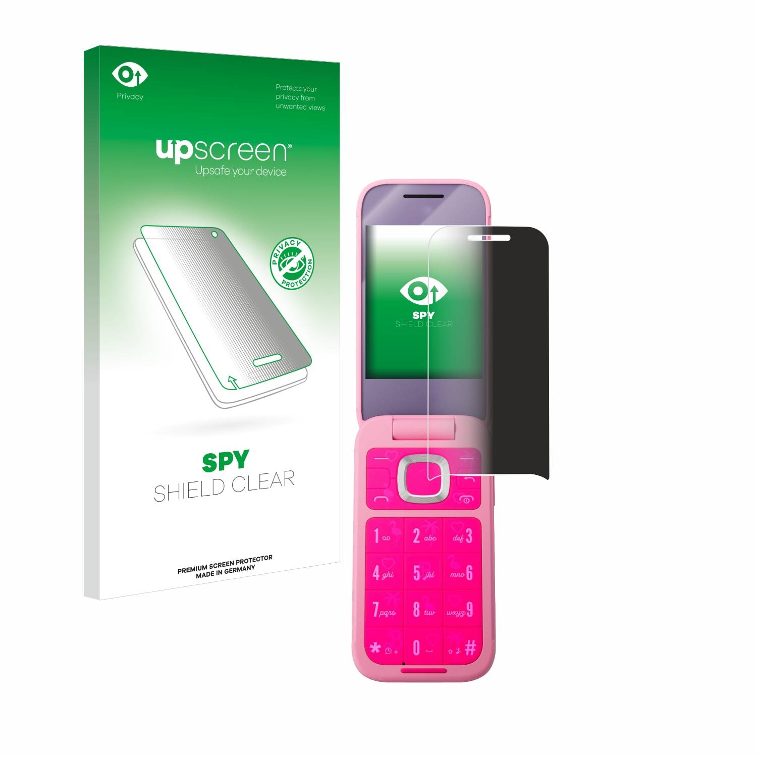 upscreen Spy Shield Sichtschutz-Folie für HMD Barbie Phone