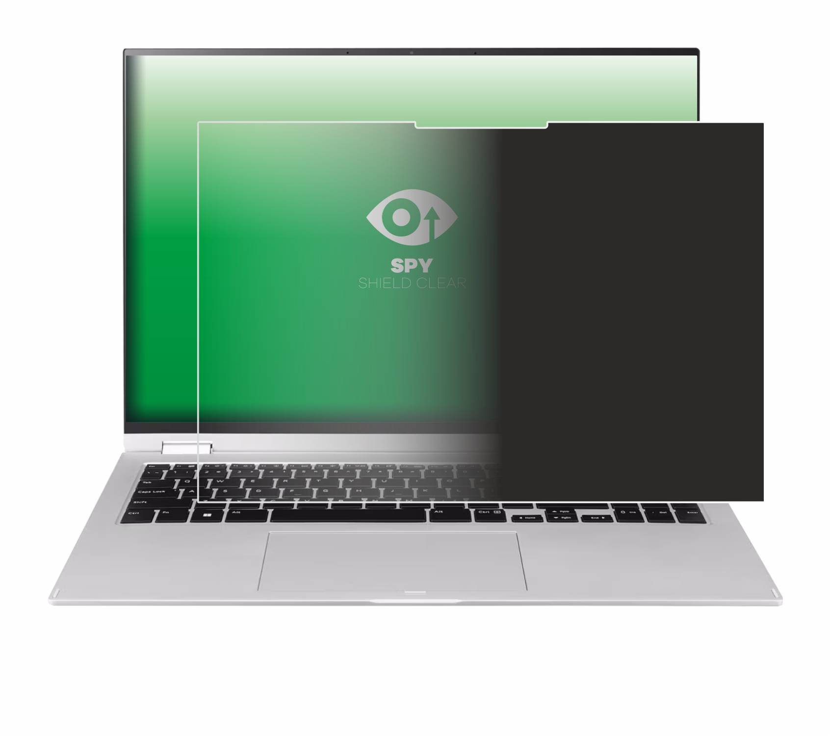 upscreen Spy Shield Sichtschutz-Folie für LG gram 16 2022