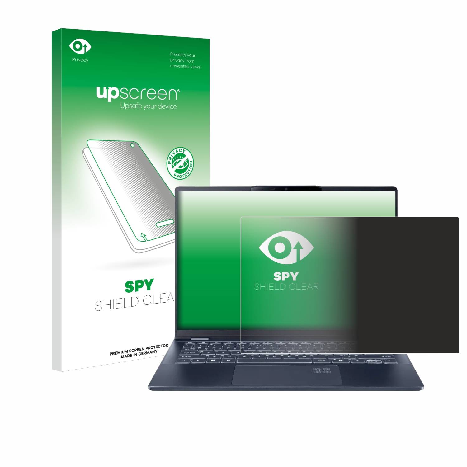 upscreen Spy Shield Sichtschutz-Folie für Acer Swift 14 AI OLED SF14-51
