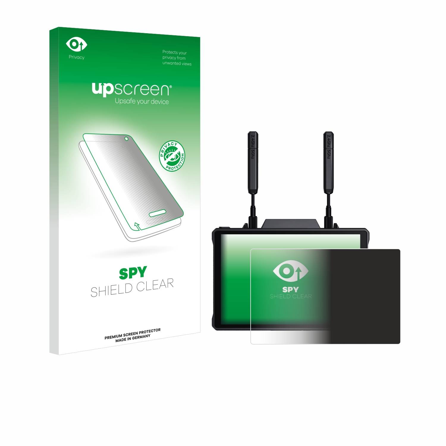 upscreen Spy Shield Sichtschutz-Folie für Hollyland Pyro 7