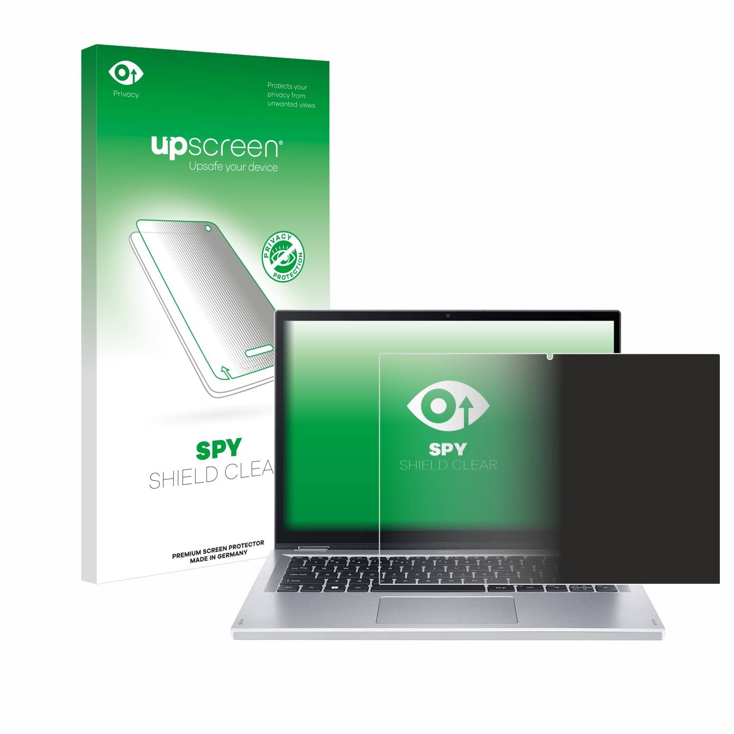 upscreen Spy Shield Sichtschutz-Folie für Acer Aspire 3 Spin A3SP14