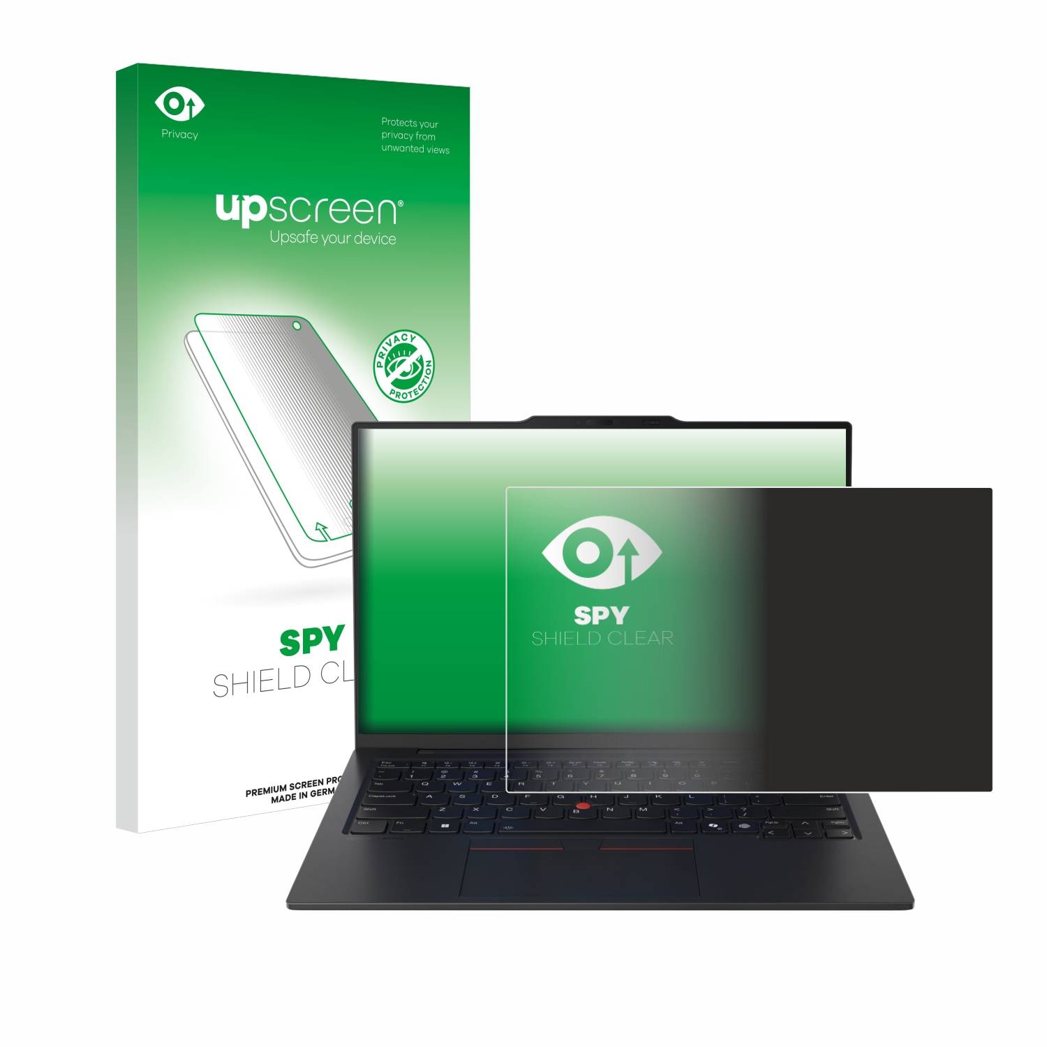 upscreen Spy Shield Sichtschutz-Folie für Lenovo ThinkPad X1 Carbon Gen 13 14 Aura Edition