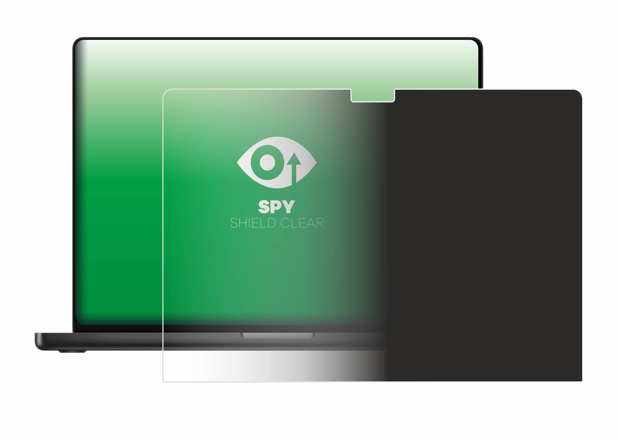 upscreen Spy Shield Sichtschutz-Folie für Apple MacBook Pro 16 2024 M4