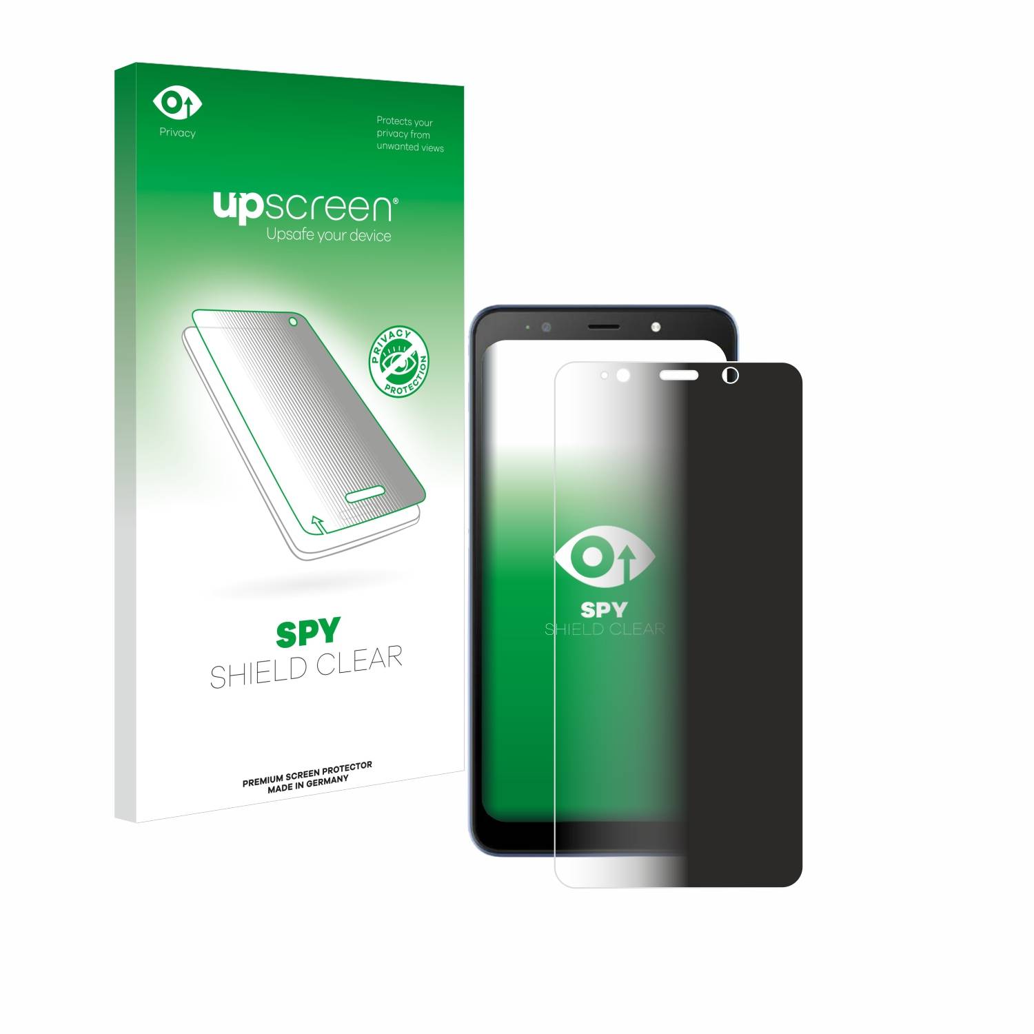 upscreen Spy Shield Sichtschutz-Folie für Tecno Pop 6 Go