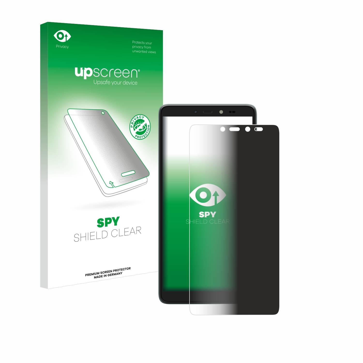 upscreen Spy Shield Sichtschutz-Folie für Nokia C2 2nd Edition (2022)