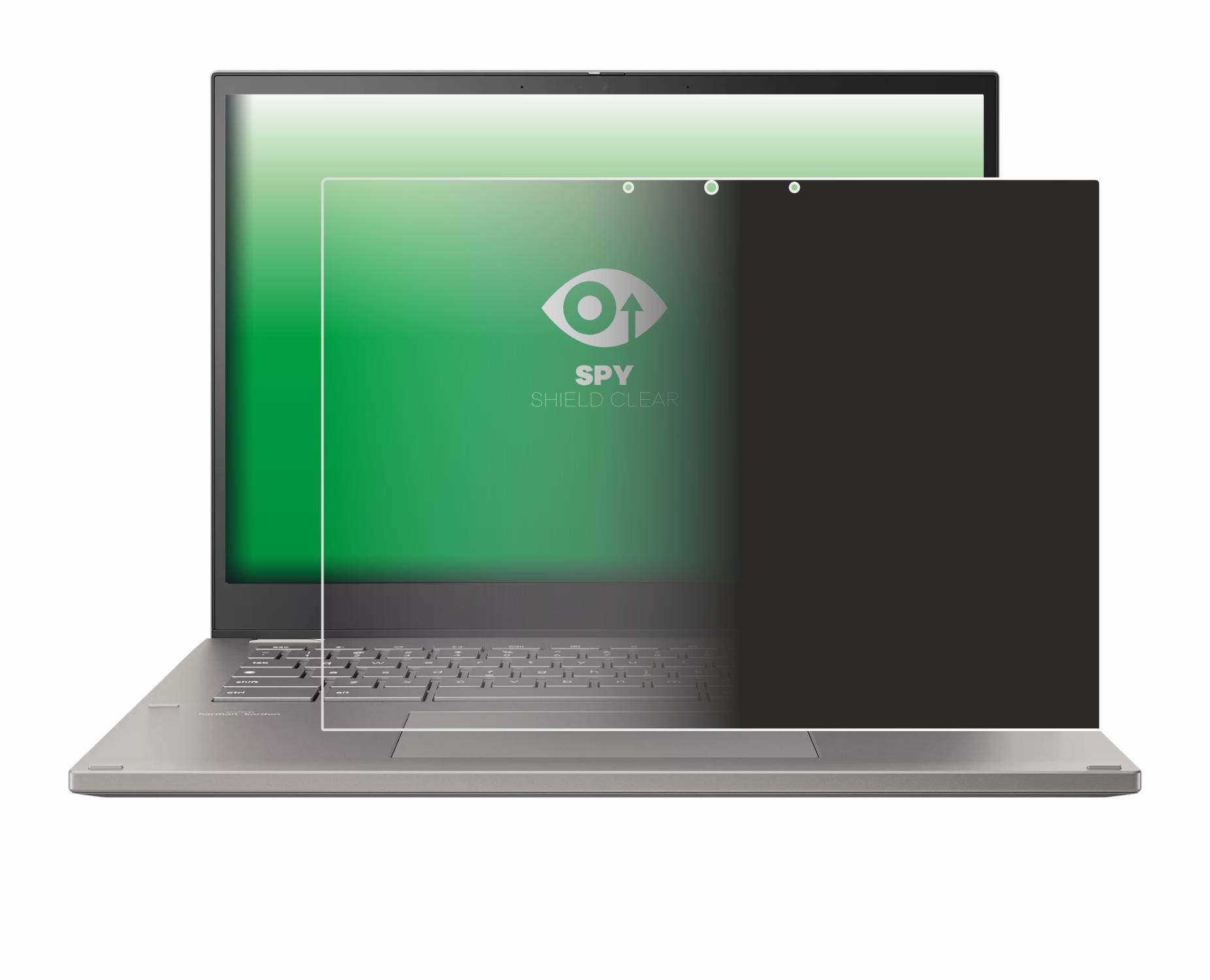 upscreen Spy Shield Sichtschutz-Folie für ASUS Chromebook Plus CM3401 Flip