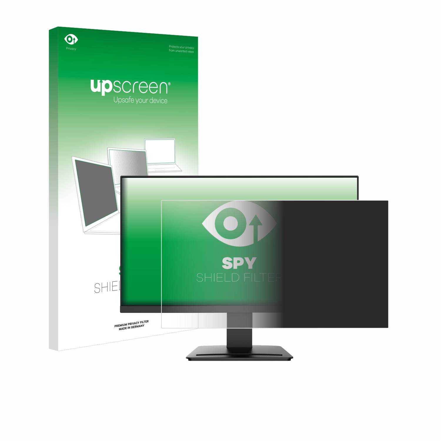 upscreen Spy Shield Blickschutz-Filter für MSI Pro MP2412
