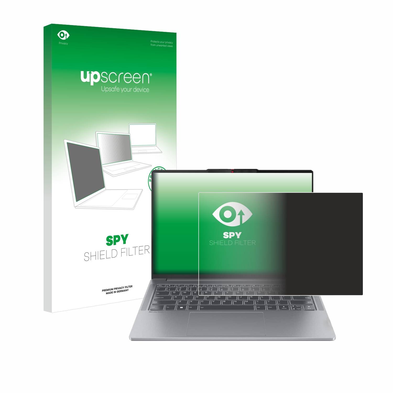 upscreen Spy Shield Blickschutz-Filter für Lenovo IdeaPad Pro 5 Gen 9 14