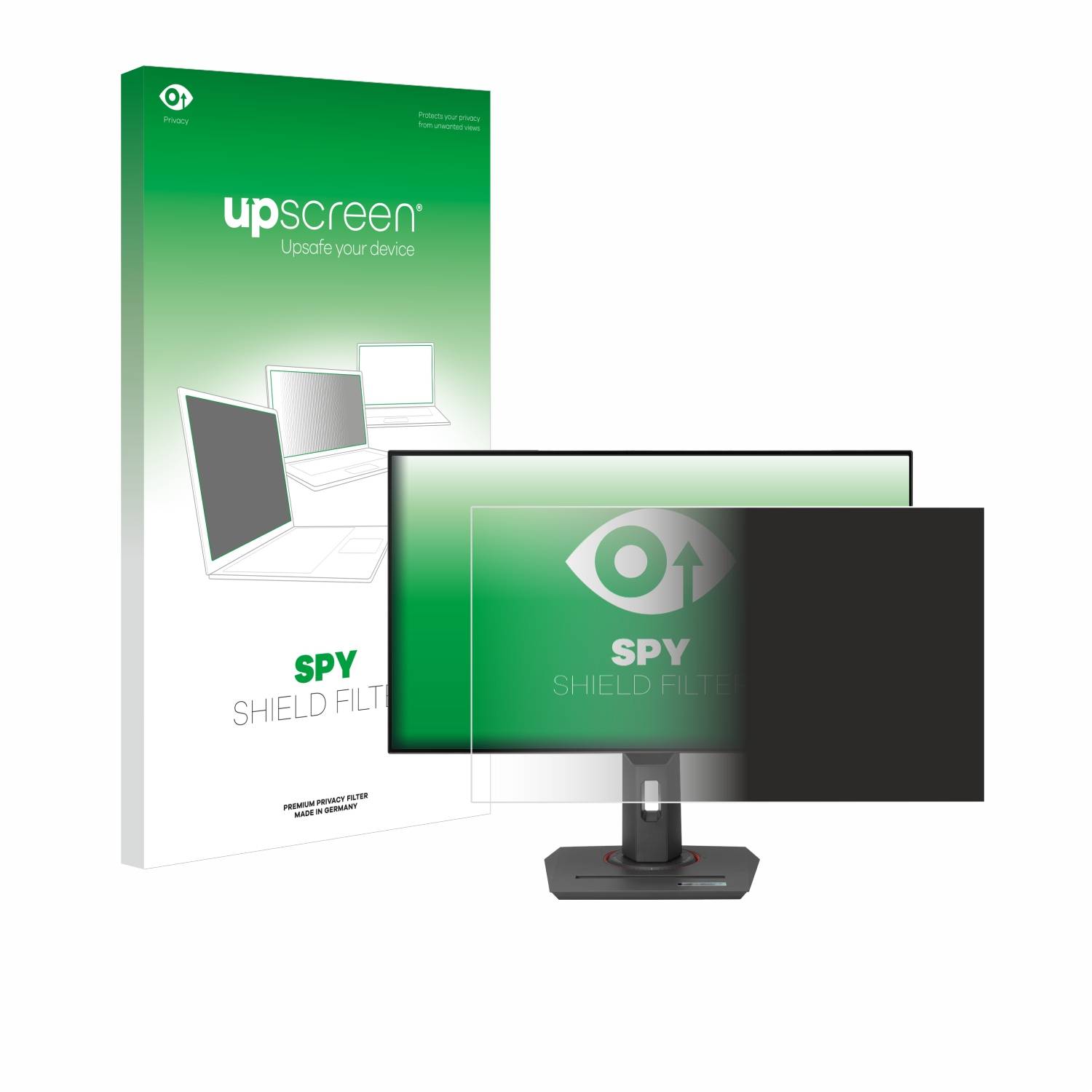 upscreen Spy Shield Blickschutz-Filter für ASUS ROG Strix XG27AQDMG