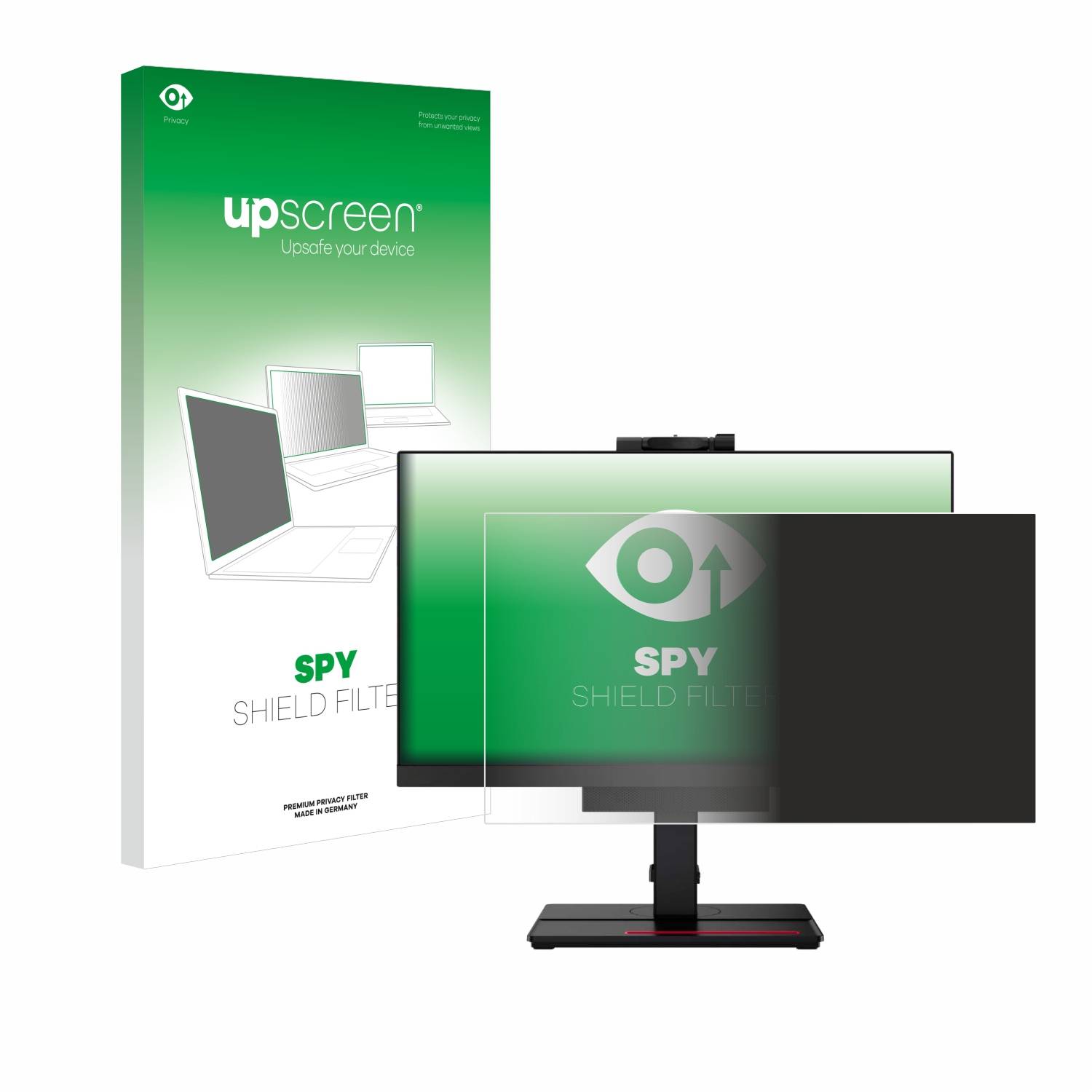 upscreen Spy Shield Blickschutz-Filter für Lenovo ThinkCentre Tiny-In-One 22 Gen 5