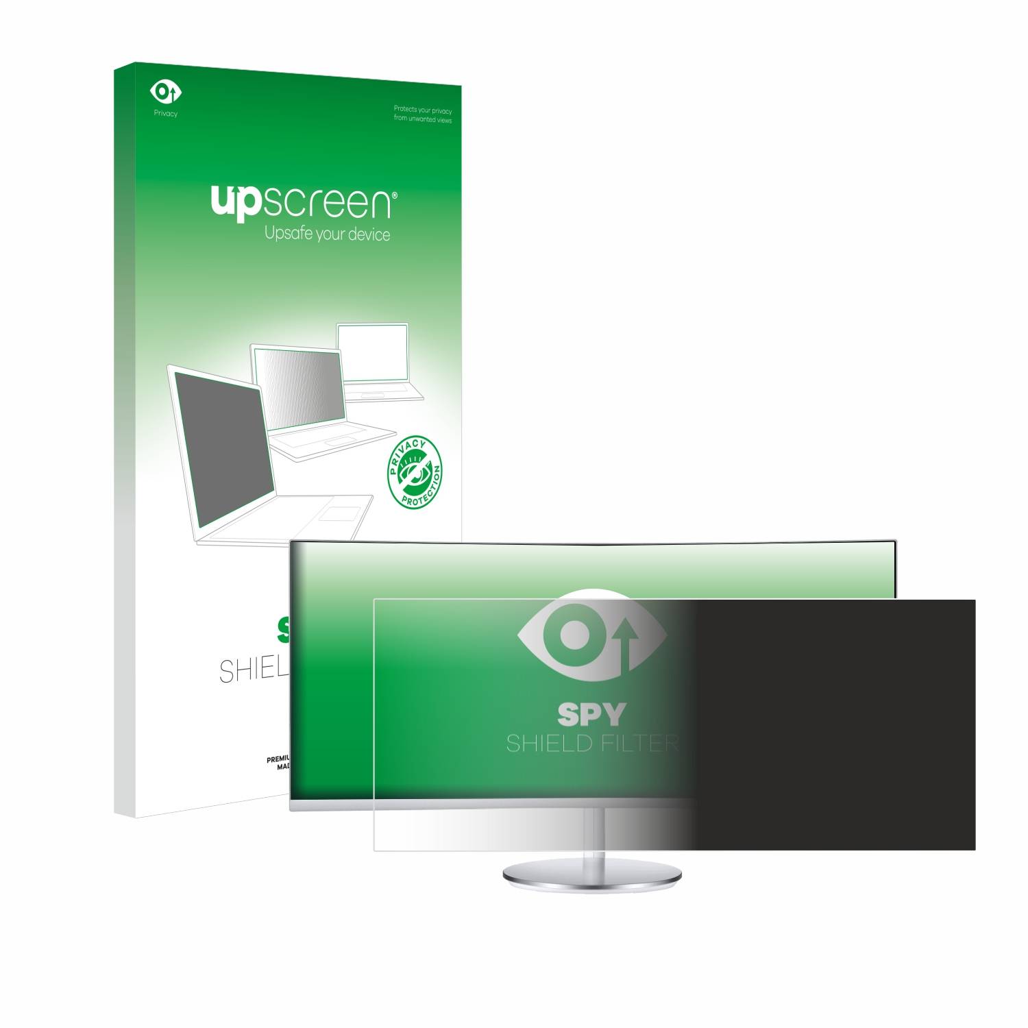 upscreen Spy Shield Blickschutz-Filter für Samsung C34J791WTR 34
