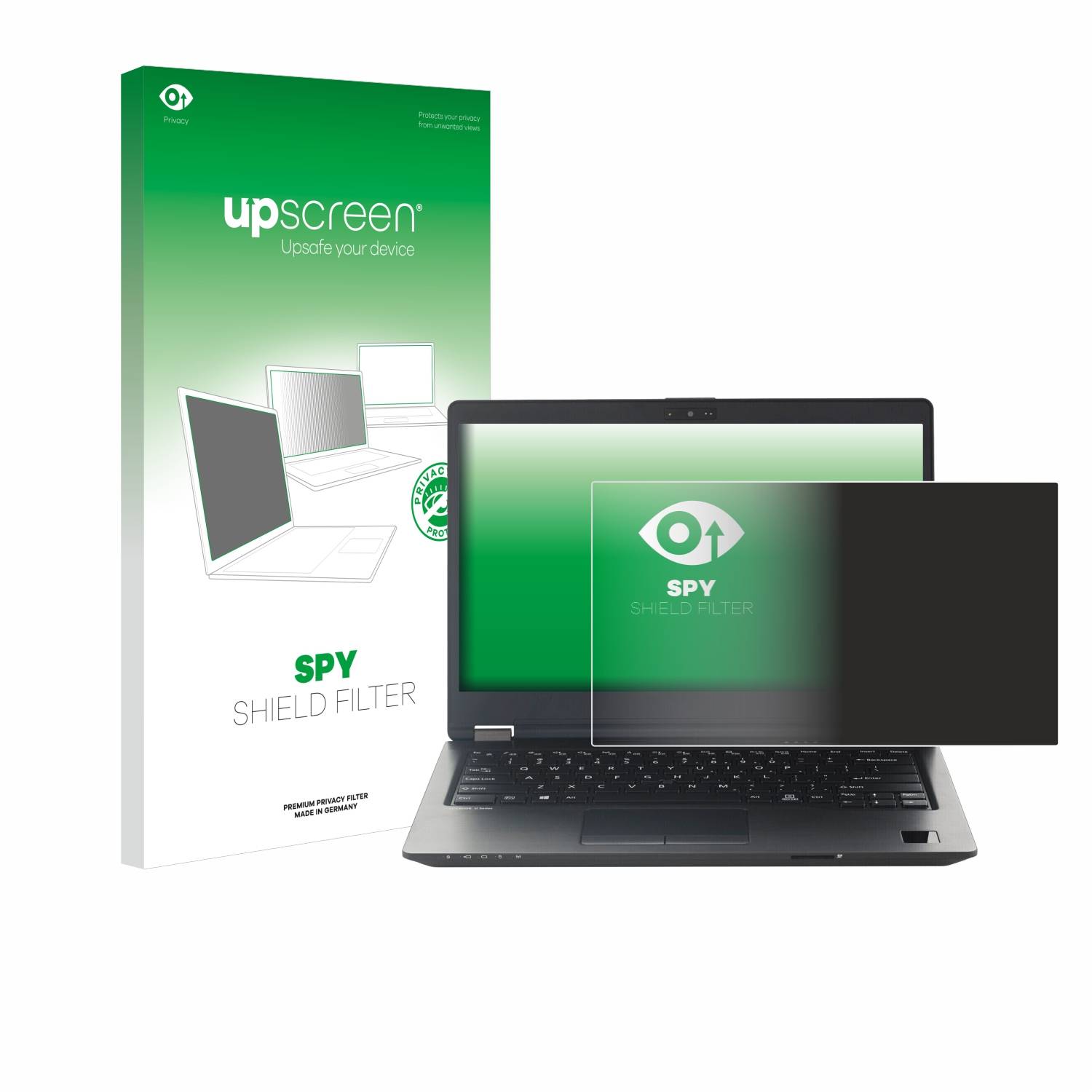upscreen Spy Shield Blickschutz-Filter für Fujitsu Lifebook U749