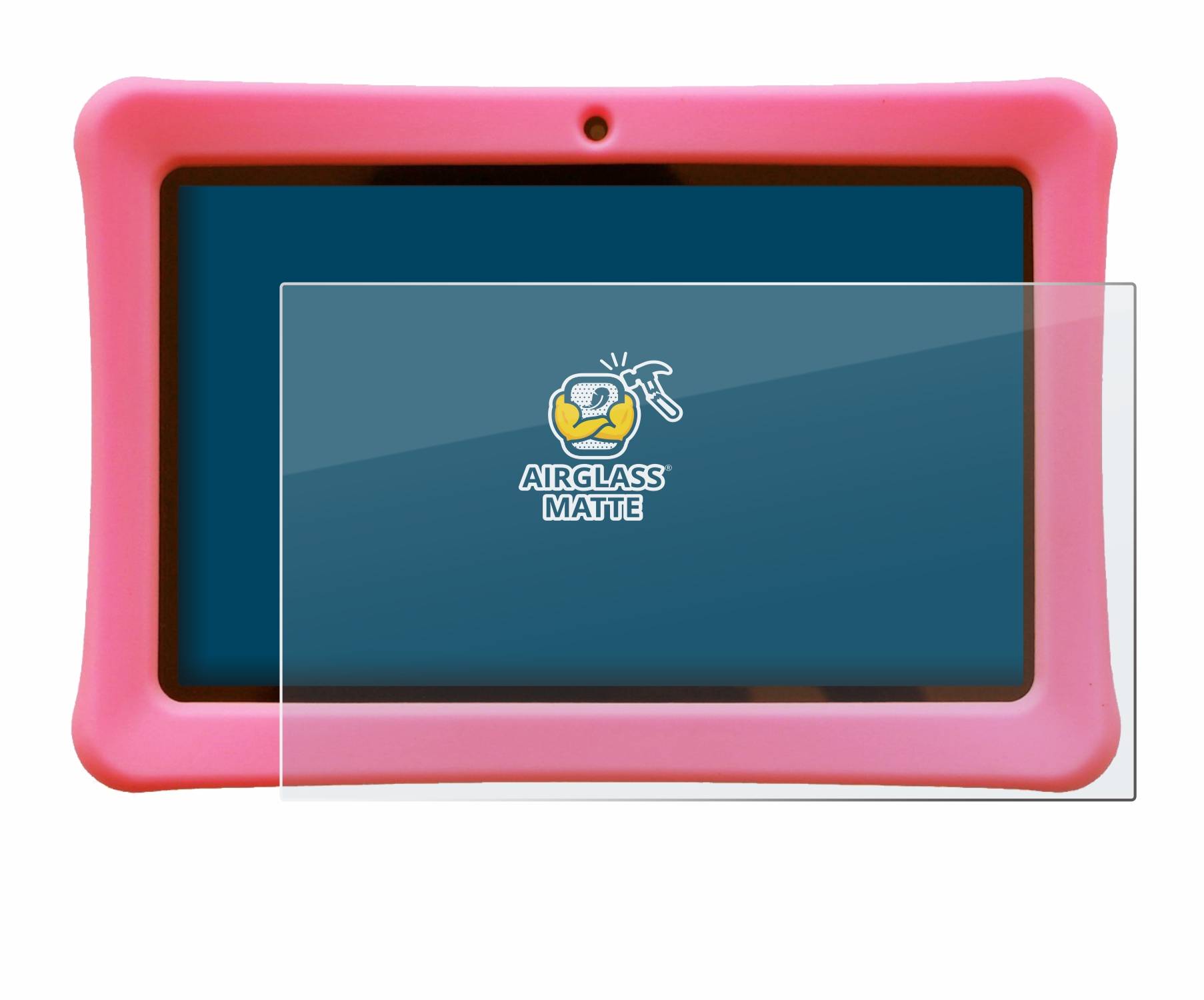 BROTECT AirGlass Matt Glas Panzer Folie für Contixo Kids 7 Tablet