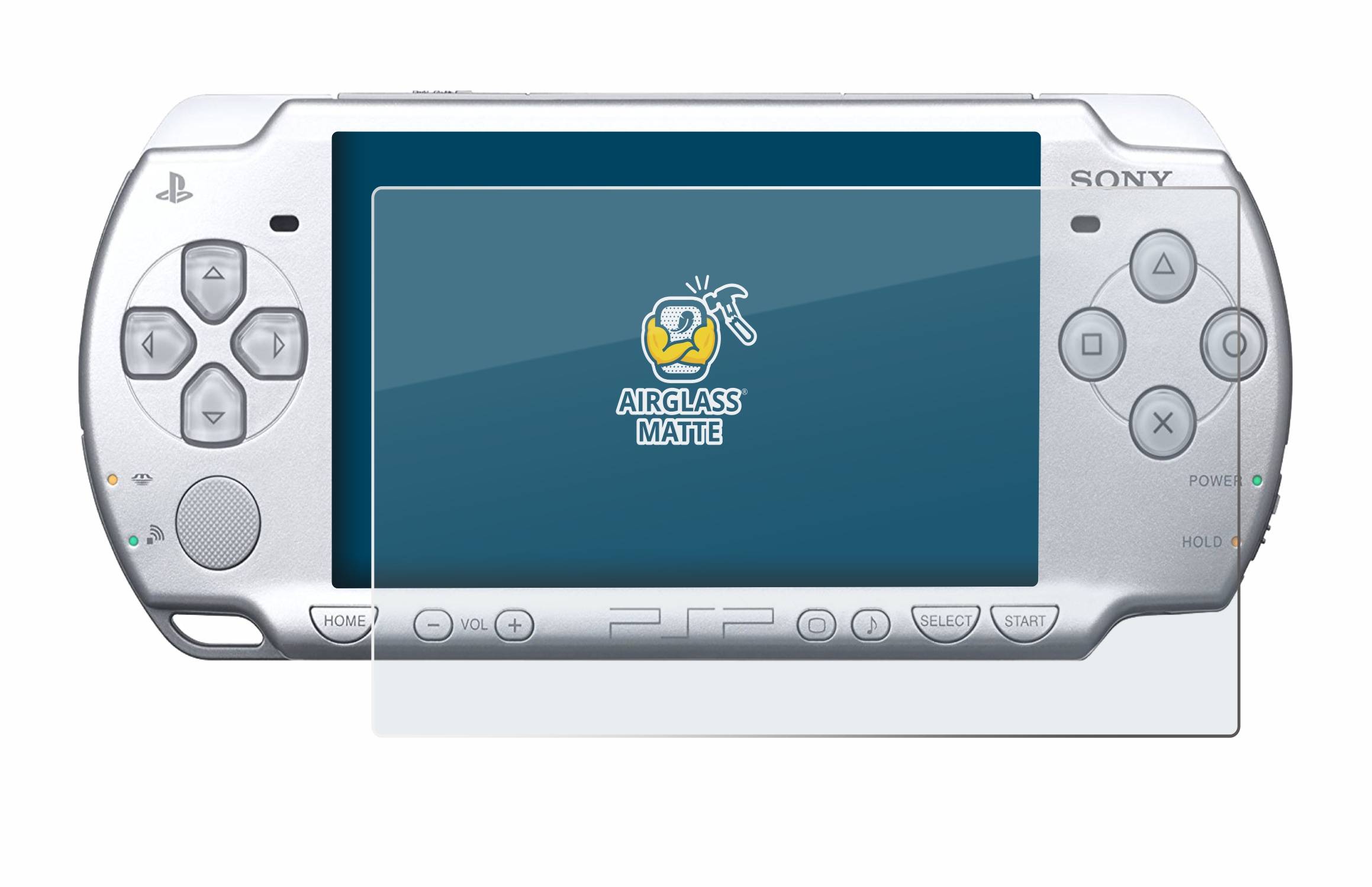 BROTECT AirGlass Matt Glas Panzer Folie für Sony PSP 2004