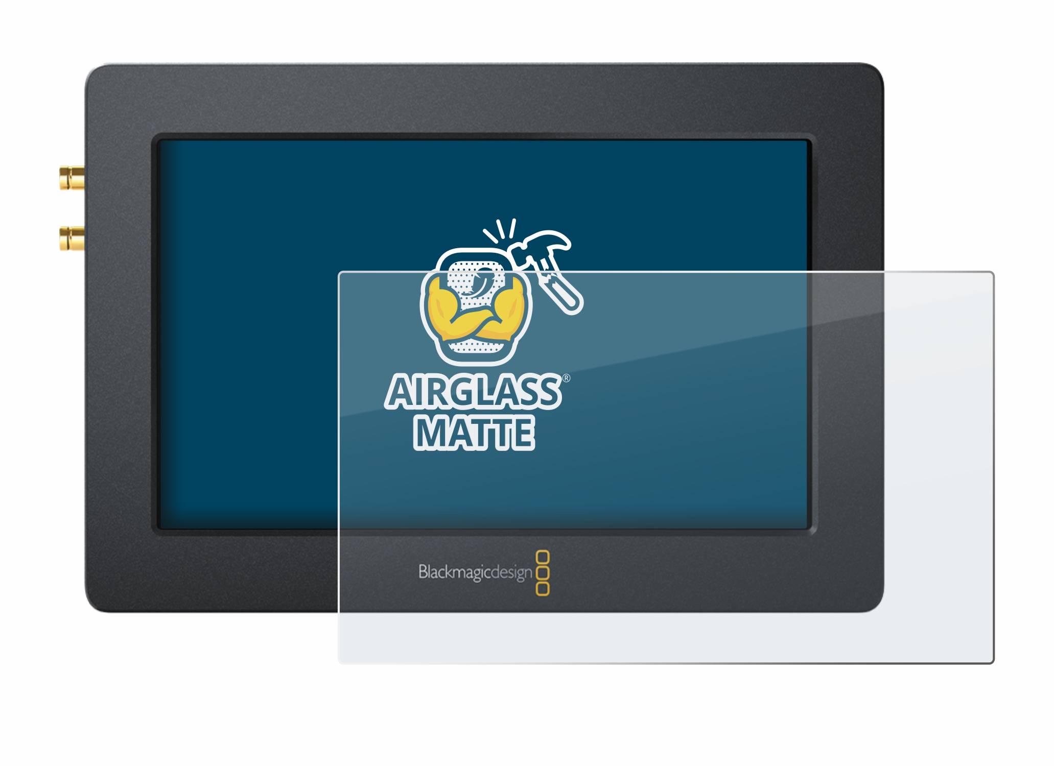 BROTECT AirGlass Matt Glas Panzer Folie für Blackmagic Design Video Assist (5.0)