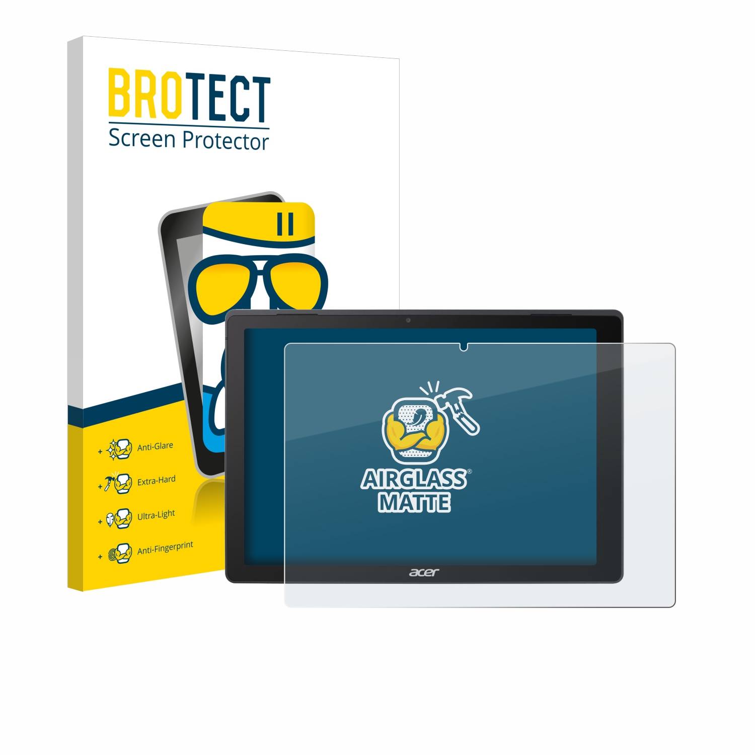 BROTECT AirGlass Matt Glas Panzer Folie für Acer Switch 5 )