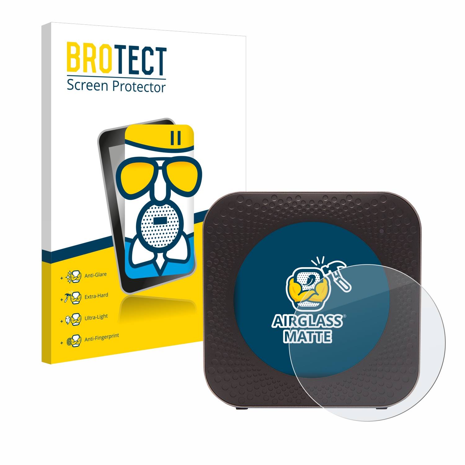 BROTECT AirGlass Matt Glas Panzer Folie für Netgear Nighthawk M1