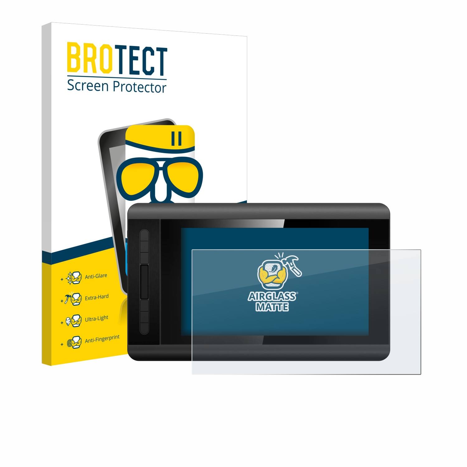 BROTECT AirGlass Matt Glas Panzer Folie für XP-Pen Artist 12 )