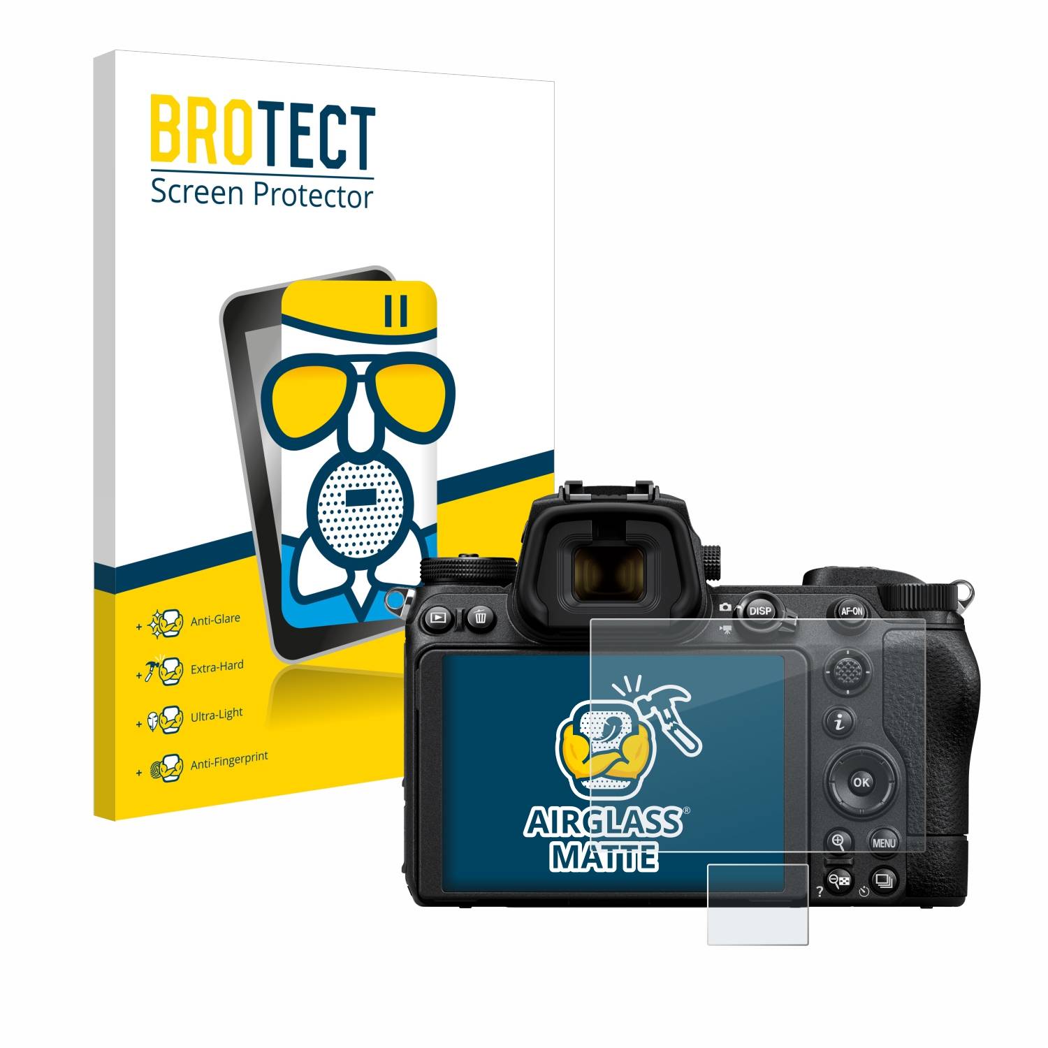 BROTECT AirGlass Matt Glas Panzer Folie für Nikon Z 6 II
