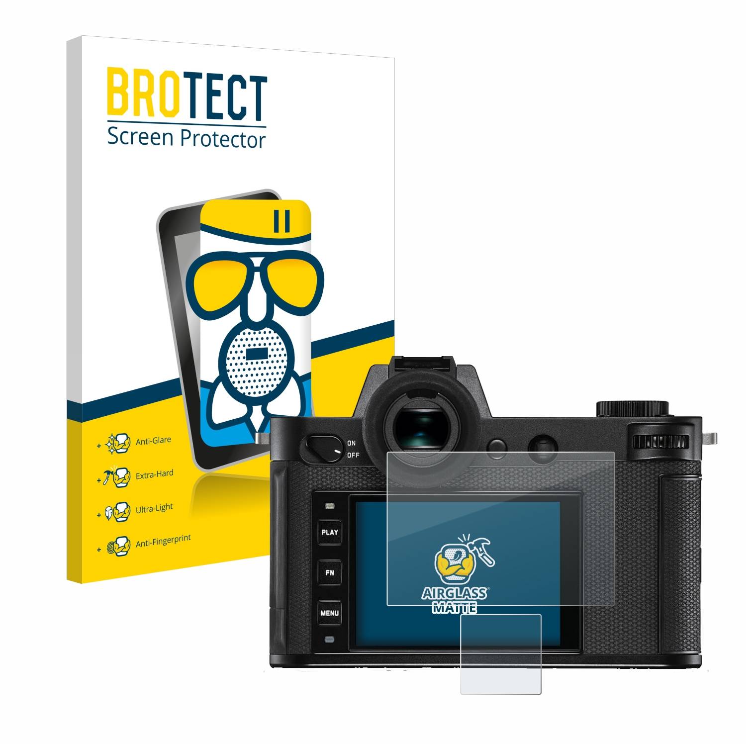 BROTECT AirGlass Matt Glas Panzer Folie für Leica SL2-S