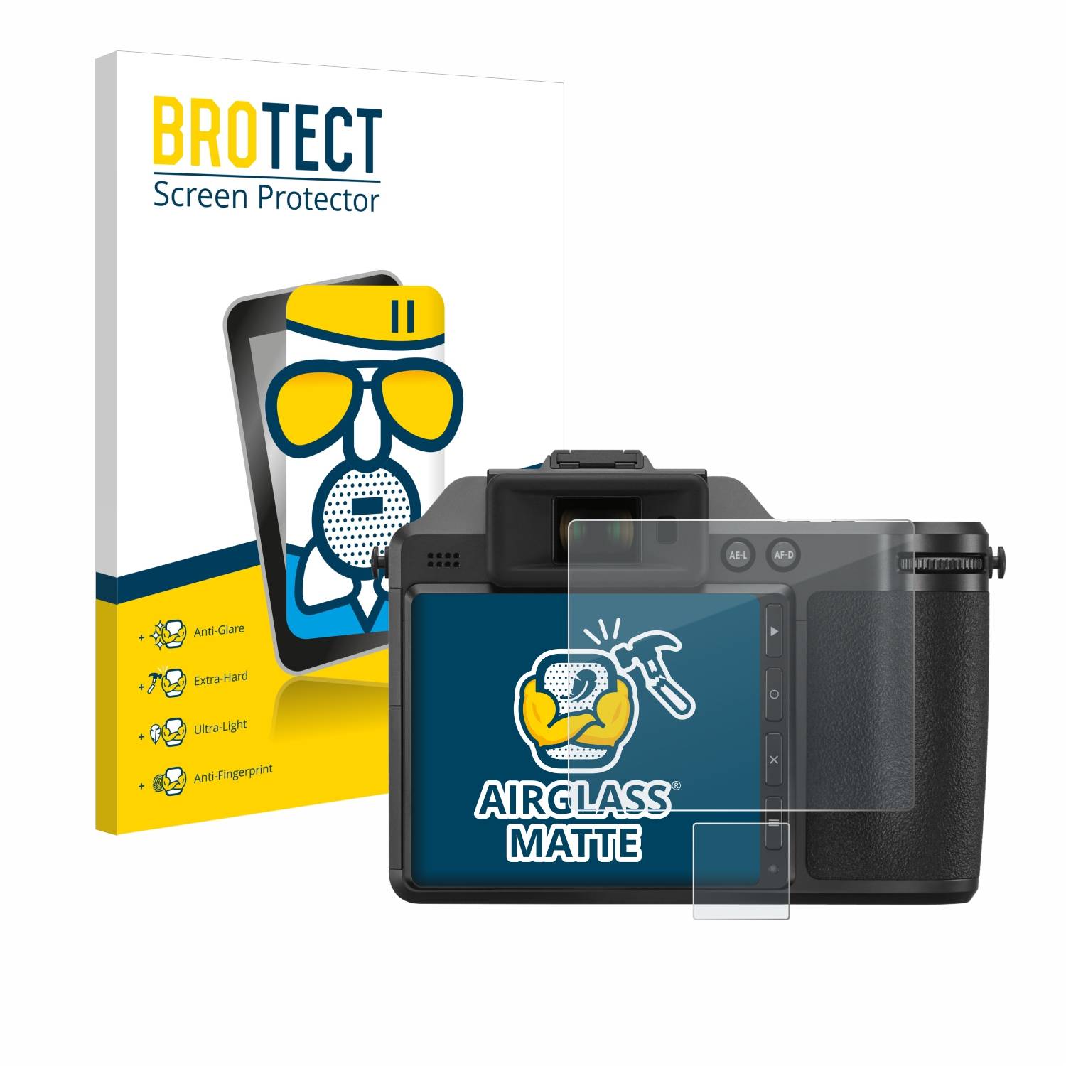 BROTECT AirGlass Matt Glas Panzer Folie für Hasselblad X2D 100C