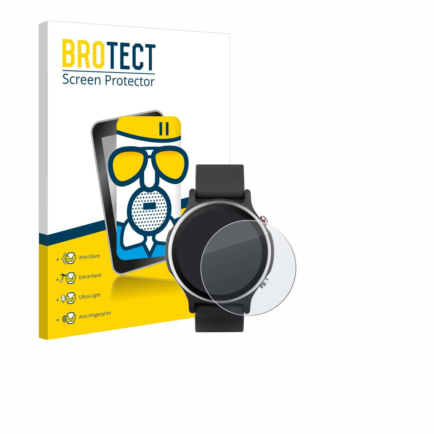 BROTECT AirGlass Matt Glas Panzer Folie für ASUS VivoWatch 6
