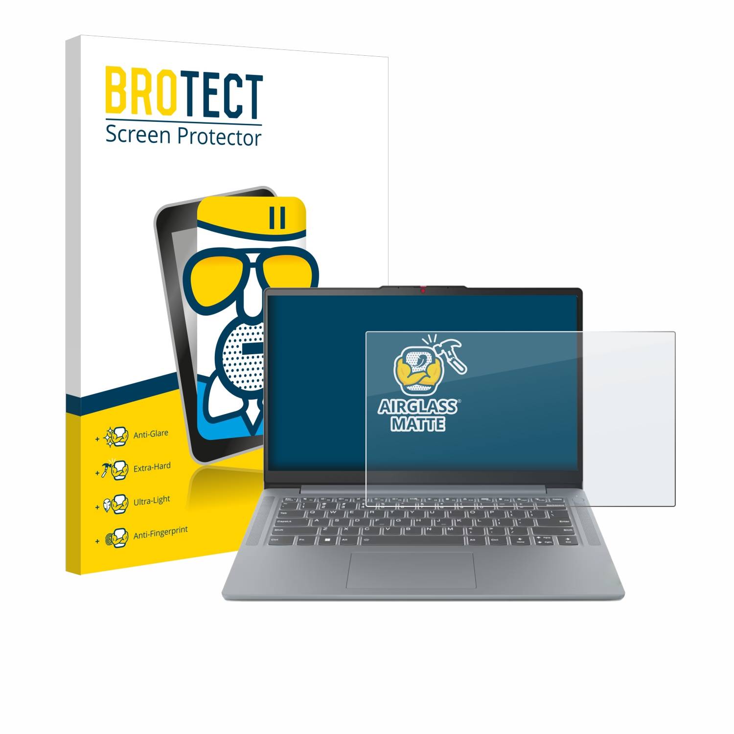 BROTECT AirGlass Matt Glas Panzer Folie für Lenovo IdeaPad Slim 3 Gen 9 14