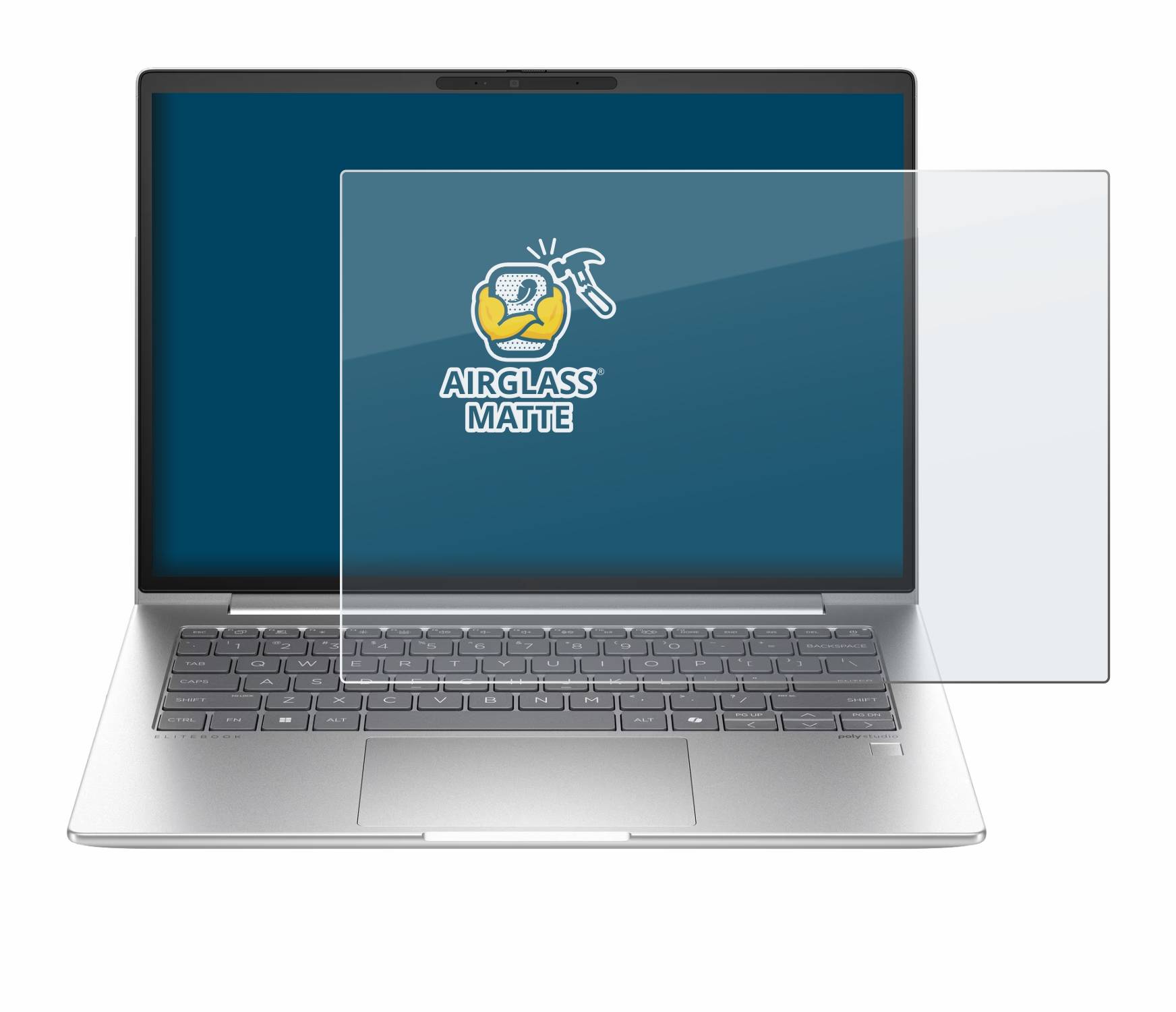 BROTECT AirGlass Matt Glas Panzer Folie für HP EliteBook 645 G11