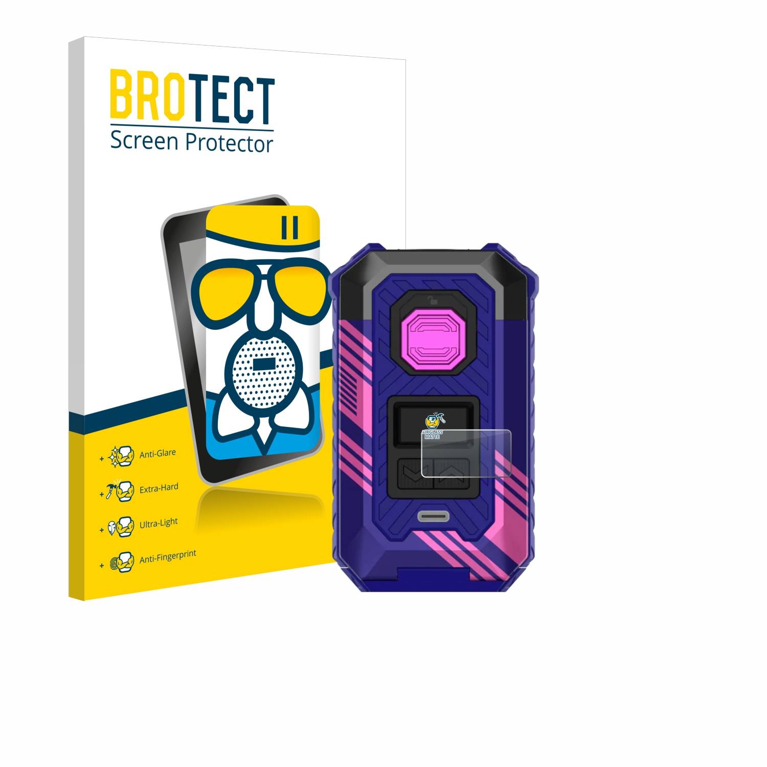 BROTECT AirGlass Matt Glas Panzer Folie für Vaporesso Armour Max