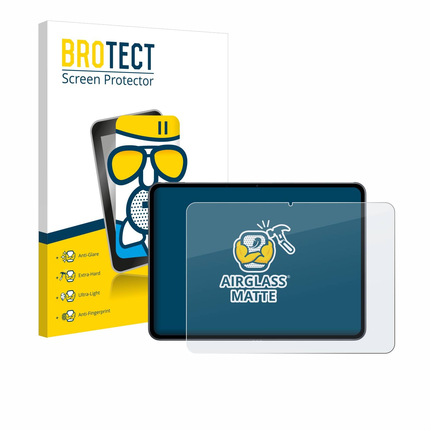 BROTECT AirGlass Matt Glas Panzer Folie für OnePlus Pad 2