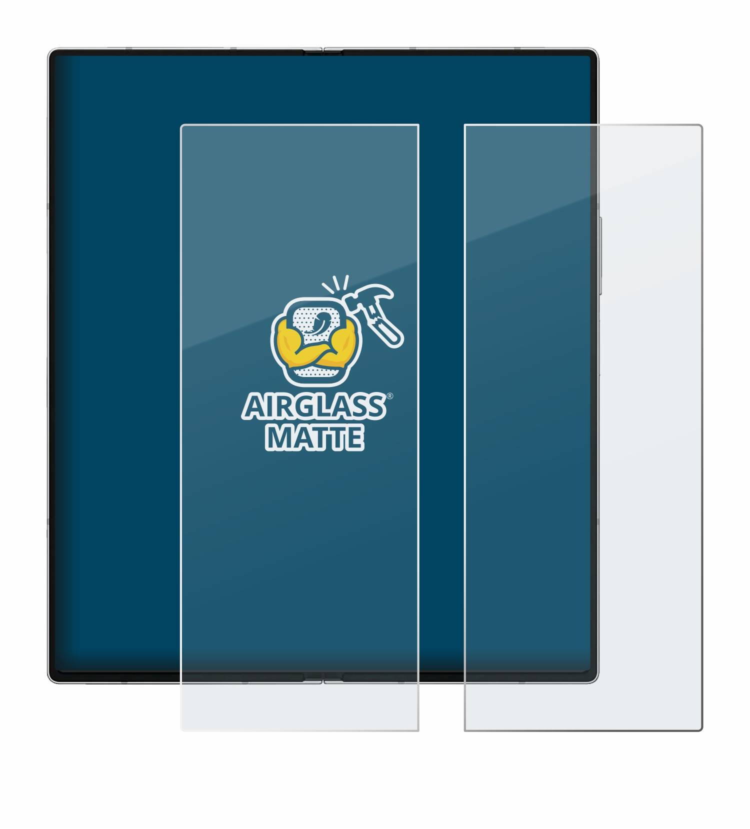 BROTECT AirGlass Matt Glas Panzer Folie für Samsung Galaxy Z Fold 6 5G (Inneres Display)