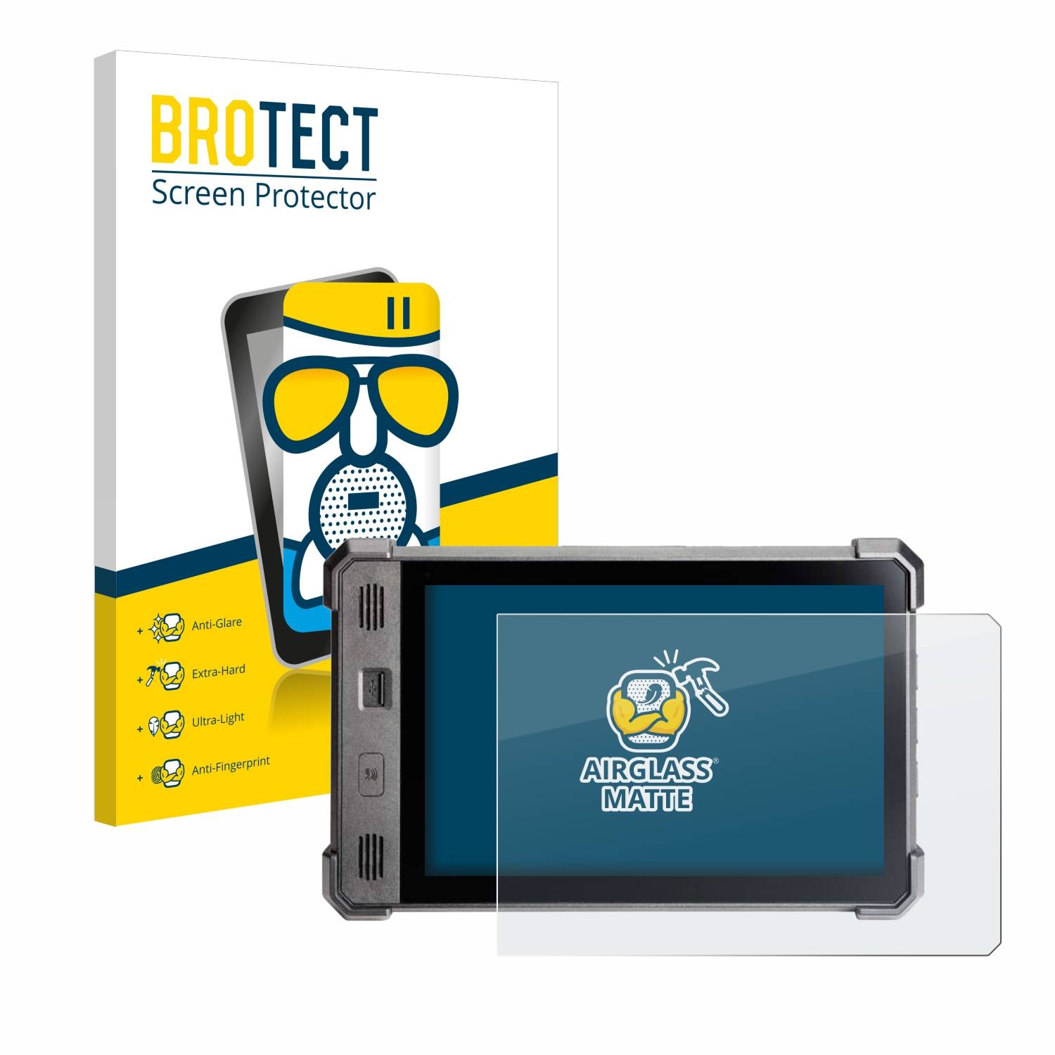 BROTECT AirGlass Matt Glas Panzer Folie für Trimble TD540