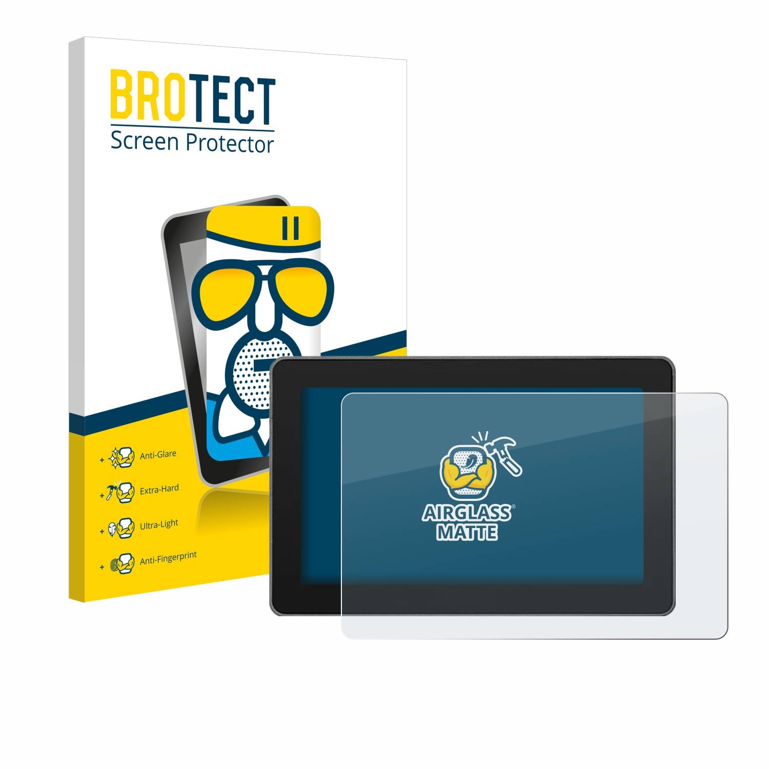 BROTECT AirGlass Matt Glas Panzer Folie für SmallHD Indie 5