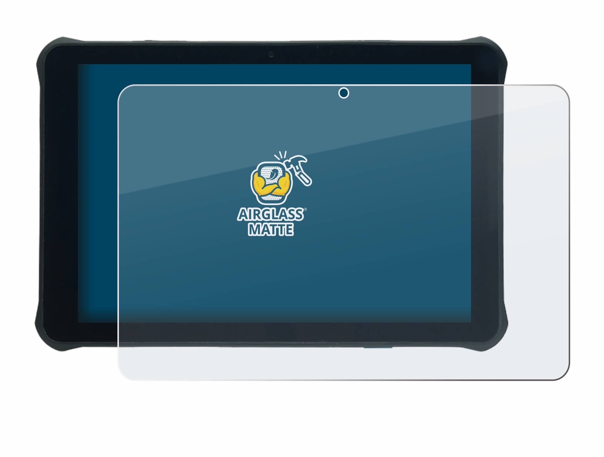 BROTECT AirGlass Matt Glas Panzer Folie für Unitech RT112