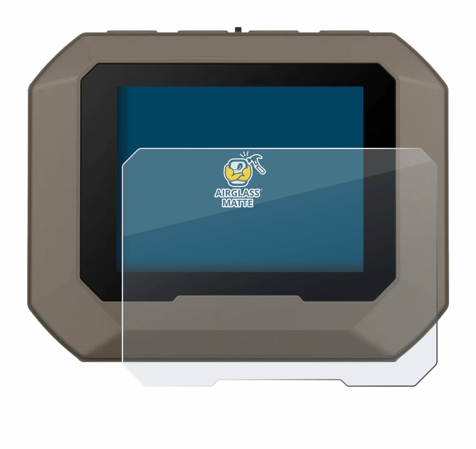 BROTECT AirGlass Matt Glas Panzer Folie für Garmin Xero C1 Pro