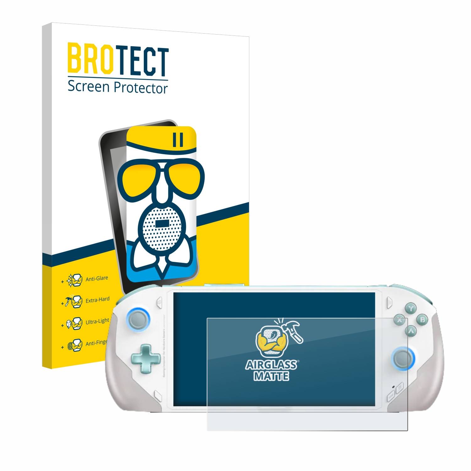 BROTECT AirGlass Matt Glas Panzer Folie für OneXPlayer OneXFly