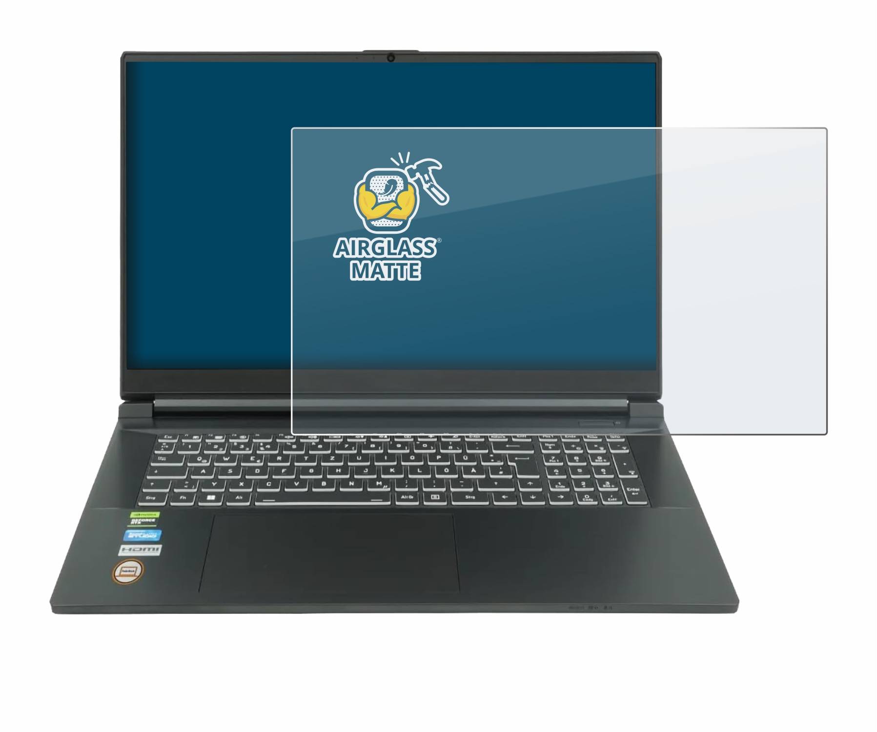 BROTECT AirGlass Matt Glas Panzer Folie für PaderBook CAD i97