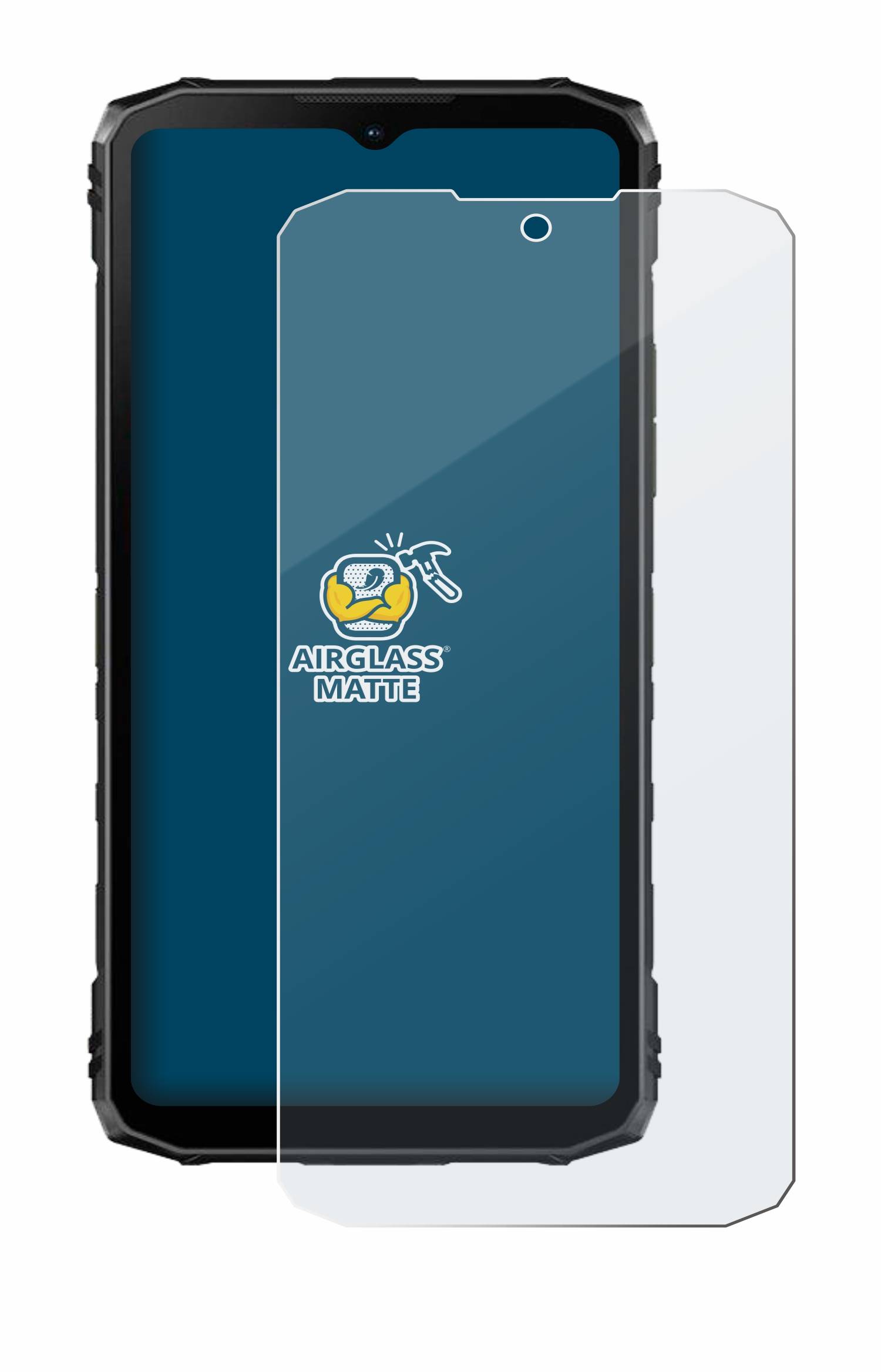 BROTECT AirGlass Matt Glas Panzer Folie für Doogee Blade 10 Pro