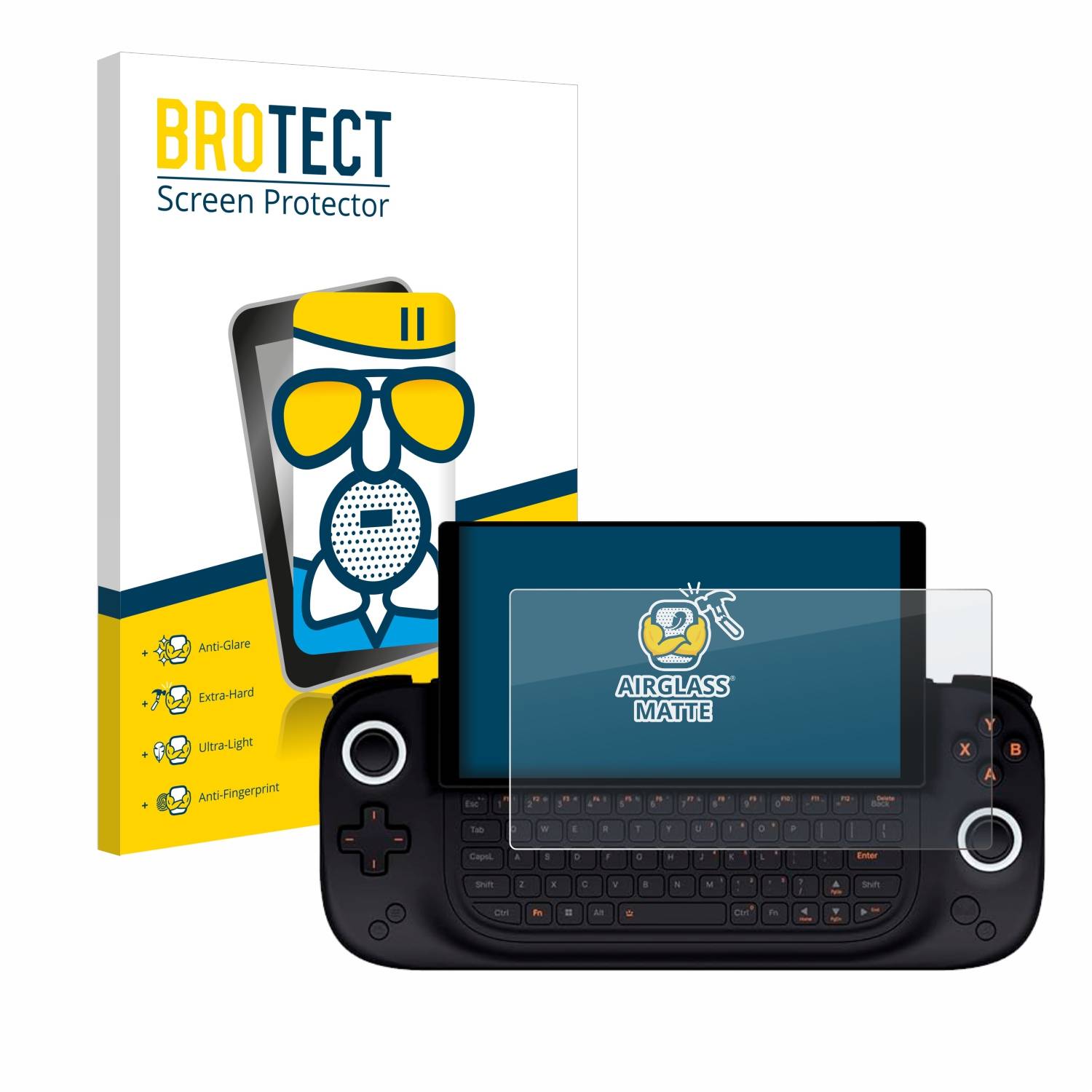 BROTECT AirGlass Matt Glas Panzer Folie für Ayaneo Slide