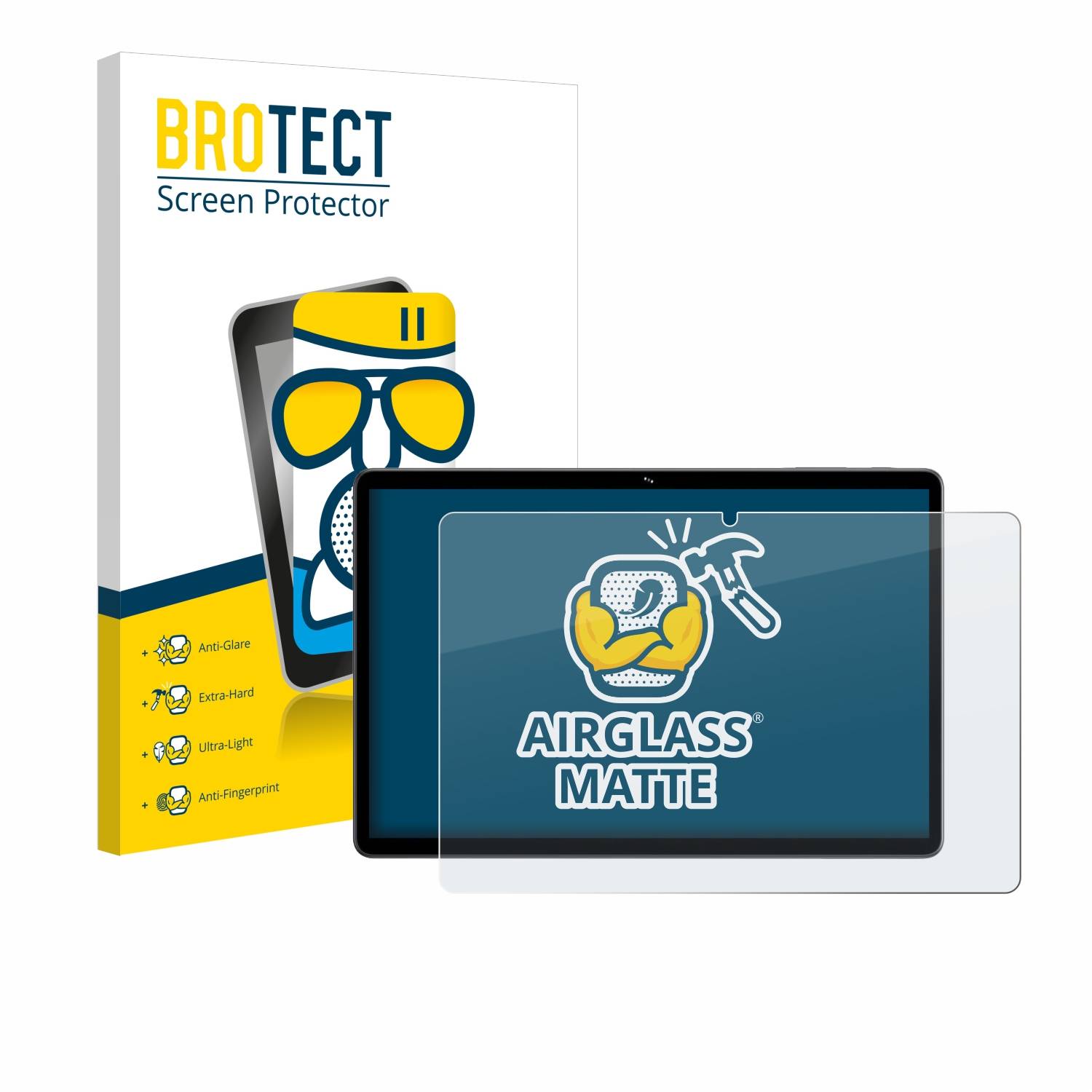 BROTECT AirGlass Matt Glas Panzer Folie für Chuwi Hi10 XPro