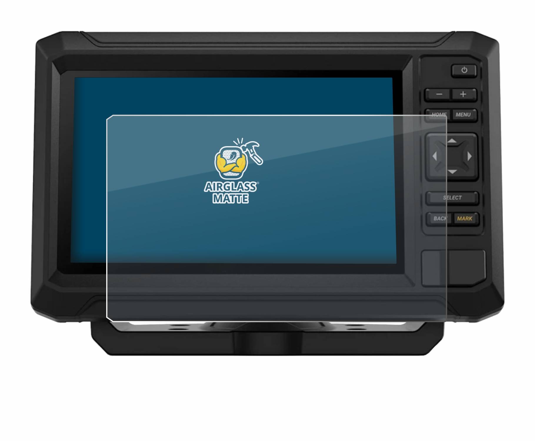 BROTECT AirGlass Matt Glas Panzer Folie für Garmin ECHOMAP UHD2 7 Tasten