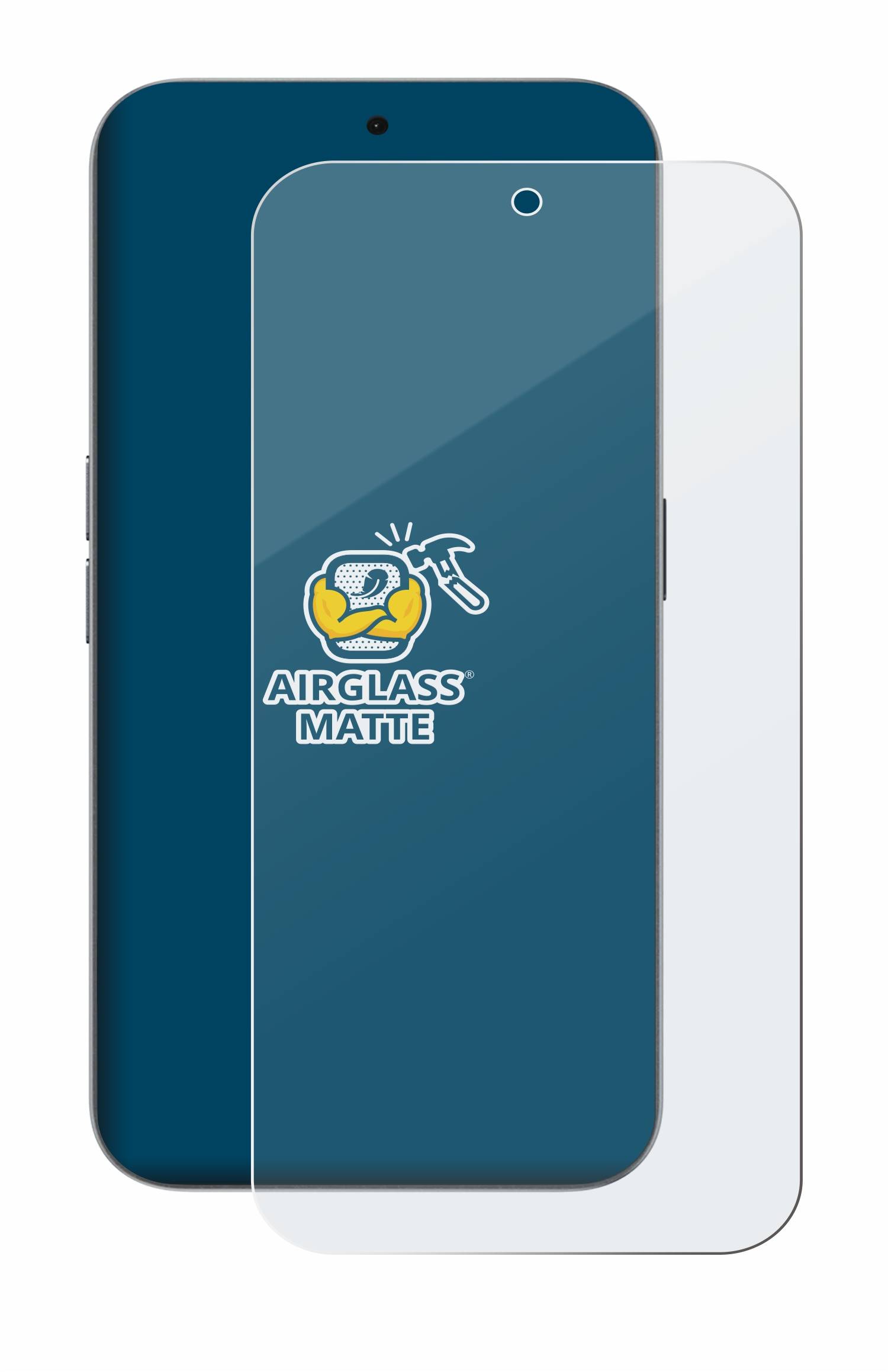 BROTECT AirGlass Matt Glas Panzer Folie für Nothing Phone (2a) Plus