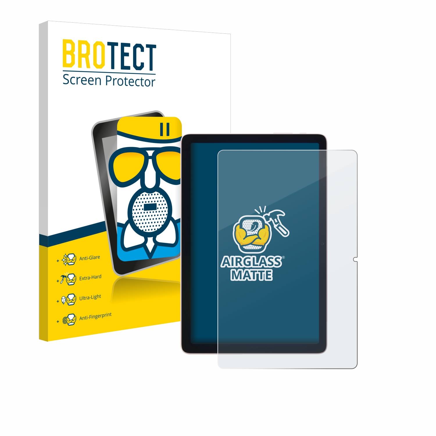 BROTECT AirGlass Matt Glas Panzer Folie für Doogee T10 Pro