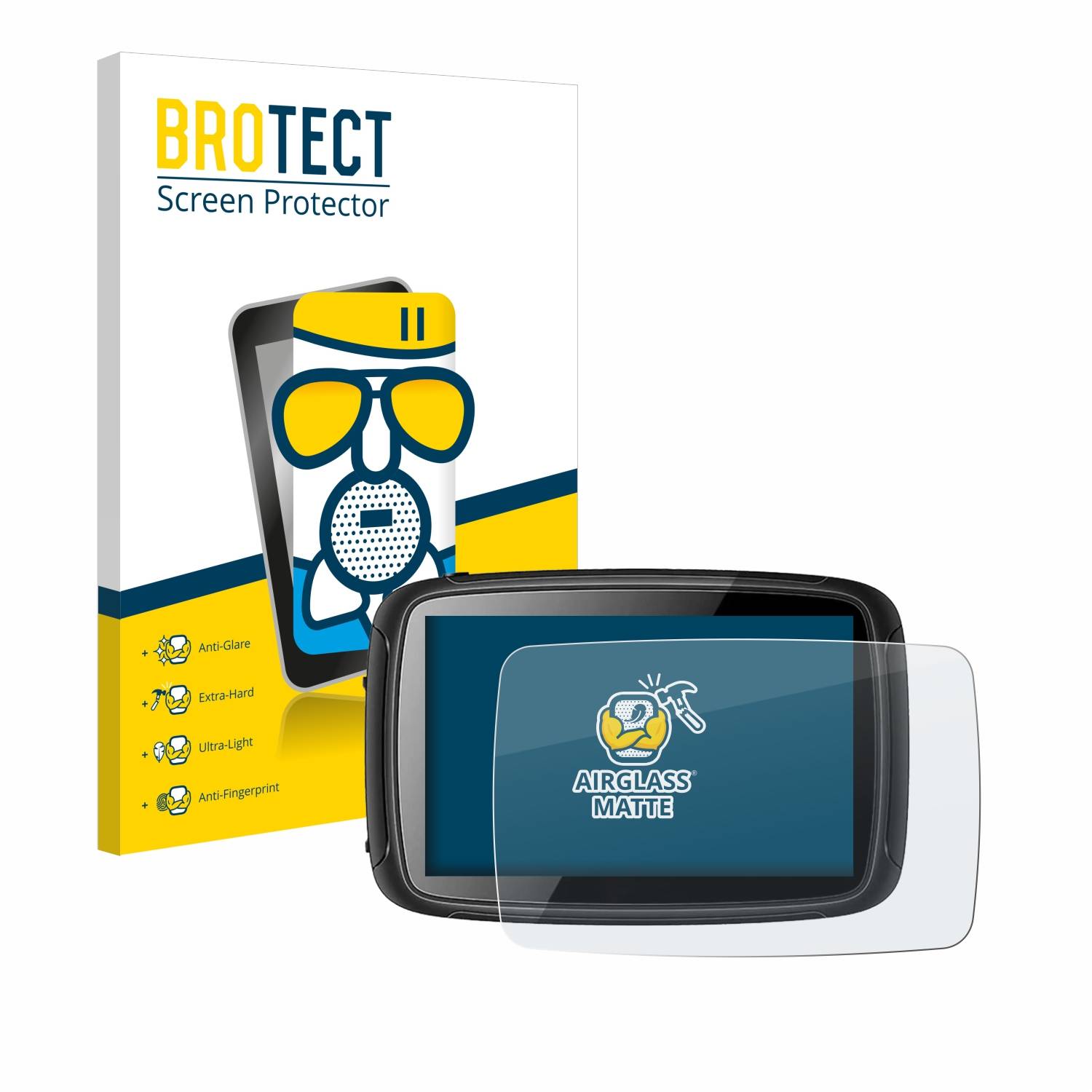 BROTECT AirGlass Matt Glas Panzer Folie für Elebest Rider AM500 5