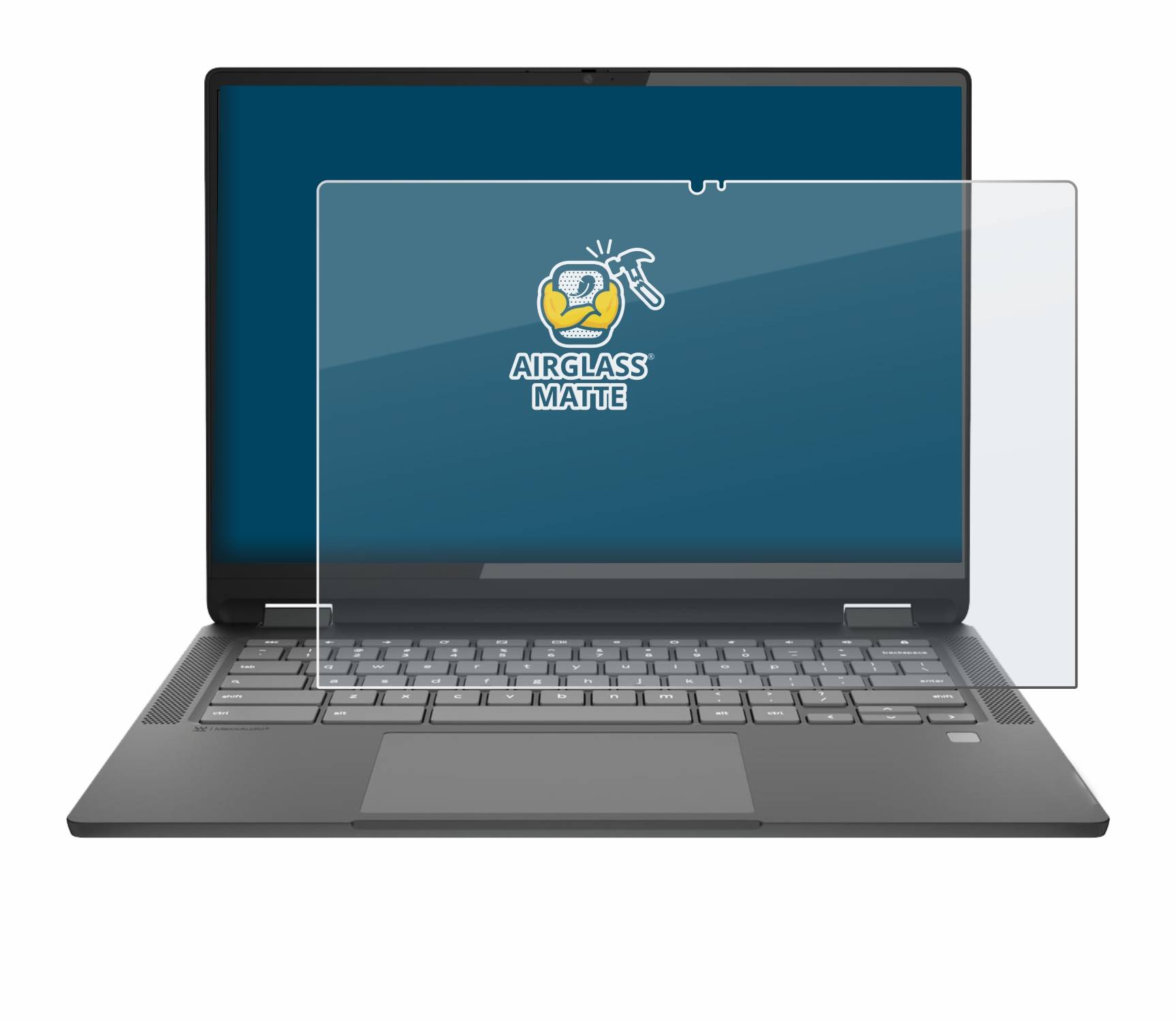 BROTECT AirGlass Matt Glas Panzer Folie für Lenovo IdeaPad Flex 5i Chromebook Plus 14 Gen 7
