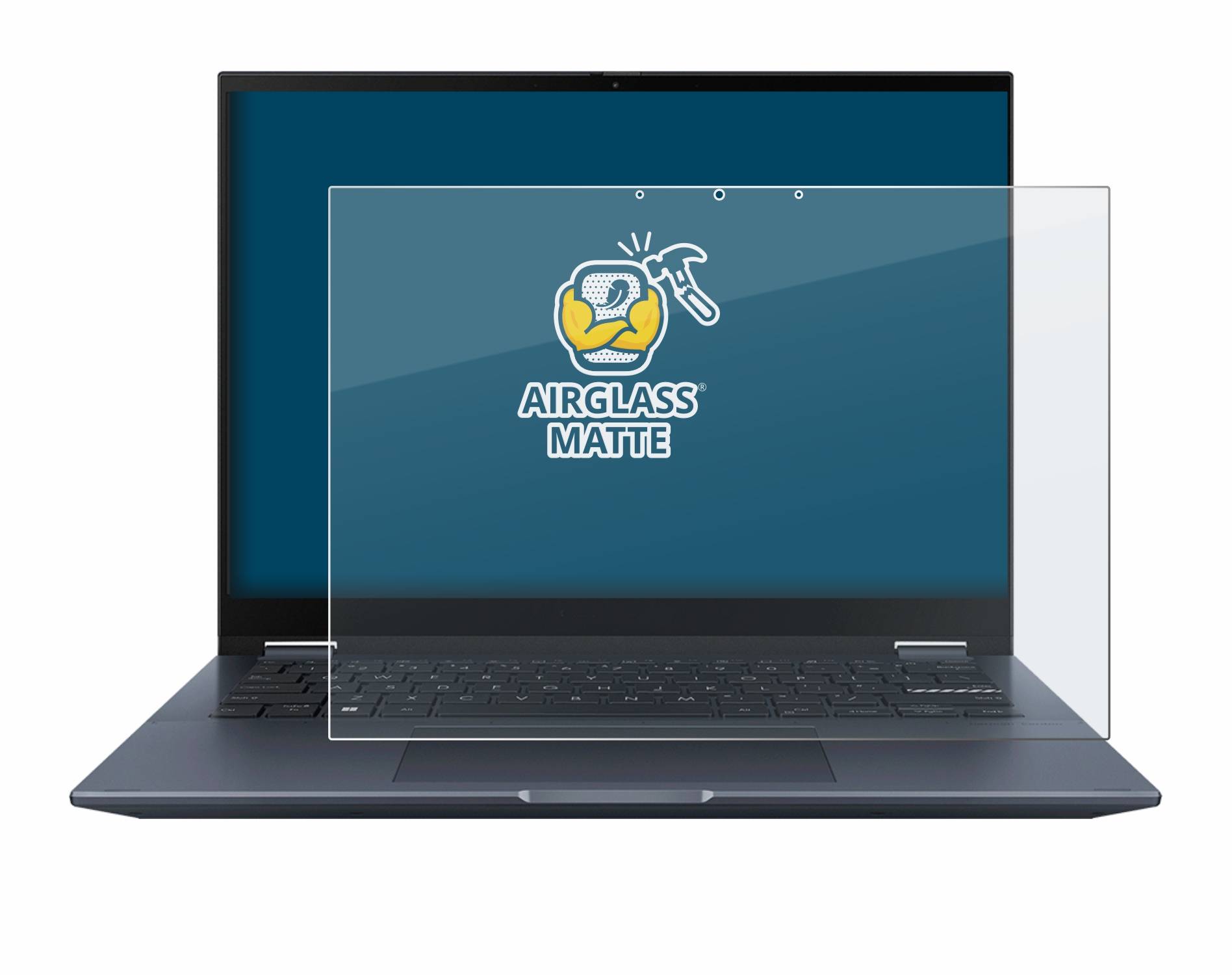 BROTECT AirGlass Matt Glas Panzer Folie für ASUS Vivobook S 14 Flip TN3402