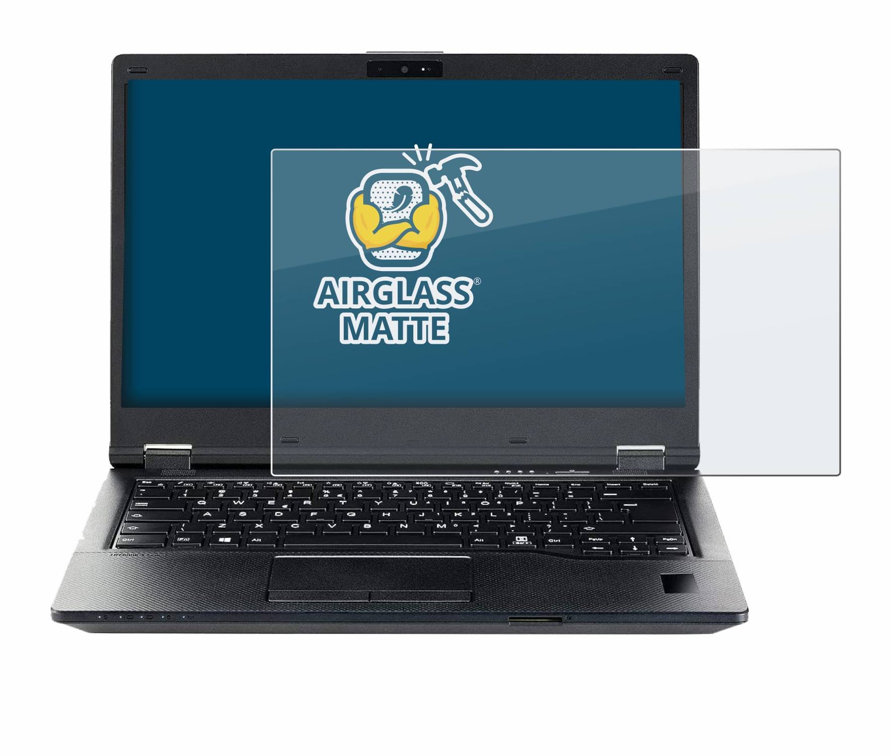 BROTECT AirGlass Matt Glas Panzer Folie für Fujitsu Lifebook E5410