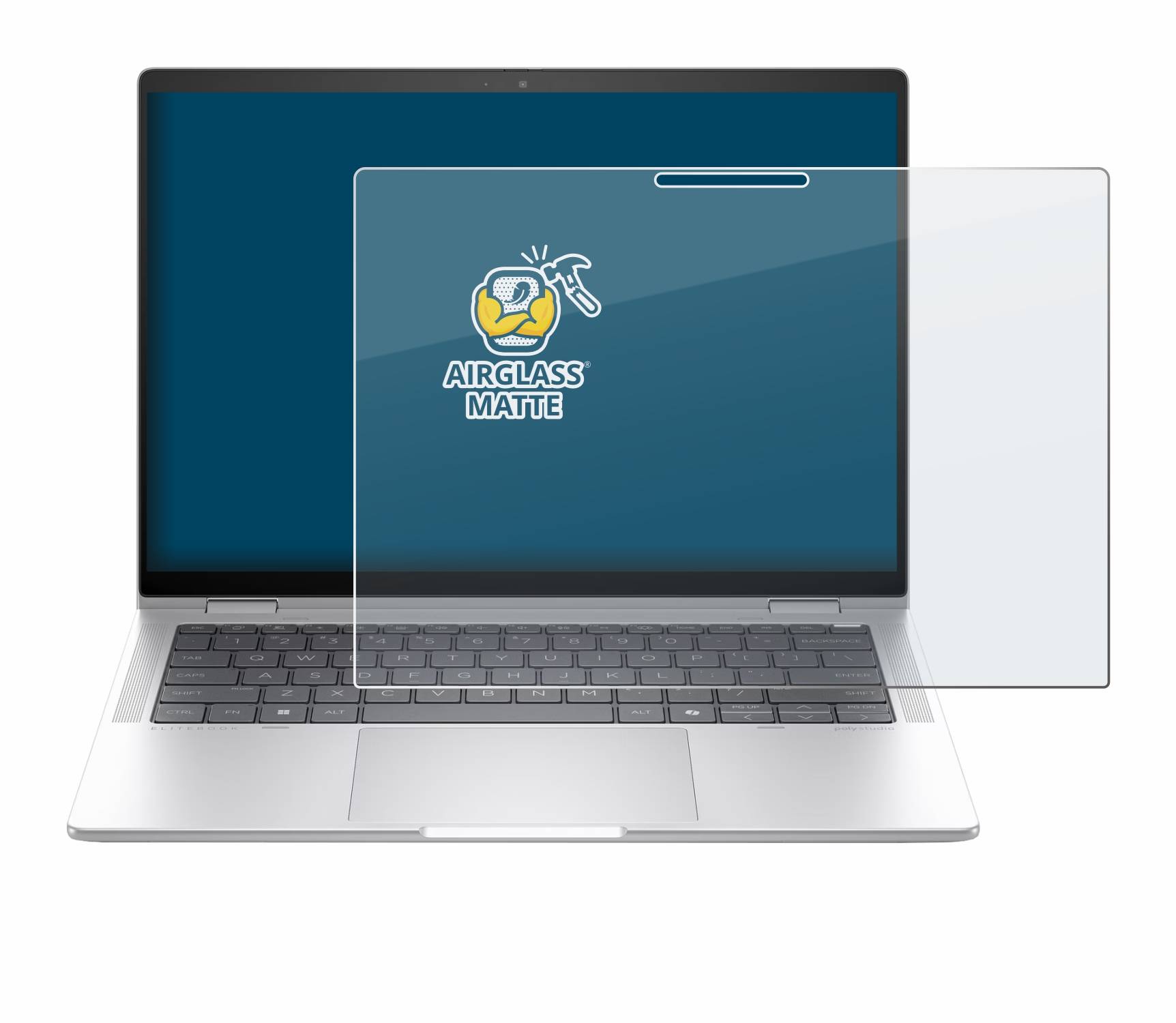 BROTECT AirGlass Matt Glas Panzer Folie für HP EliteBook x360 1040 14 G11 2-in-1