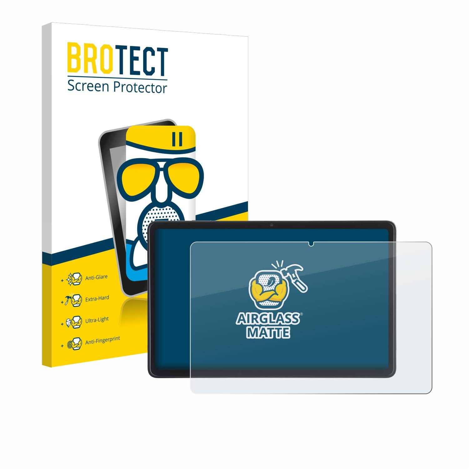 BROTECT AirGlass Matt Glas Panzer Folie für Acepad A170T 5G 10.4