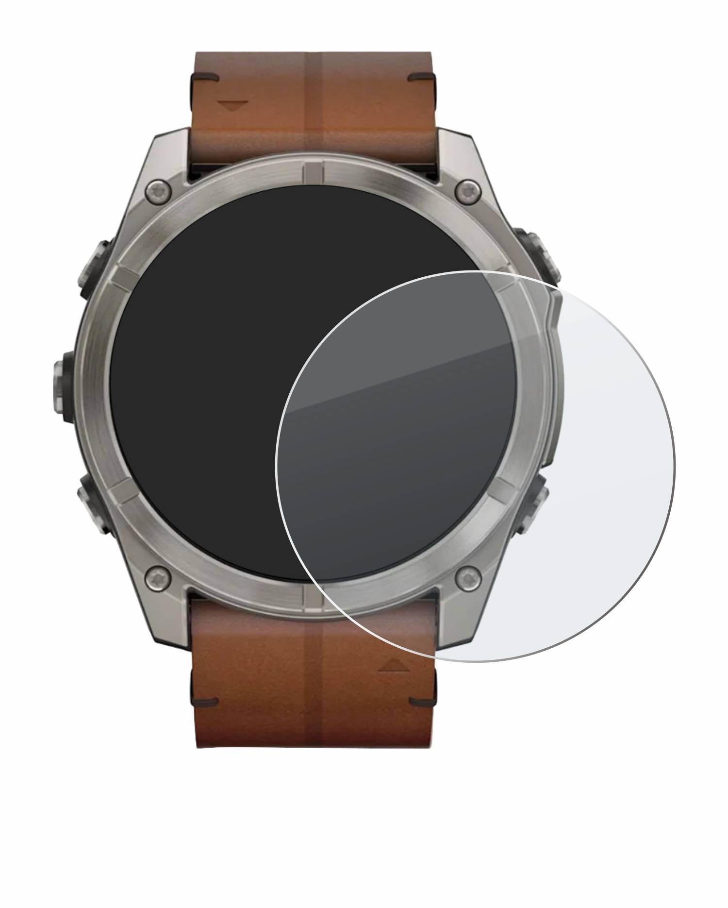 BROTECT AirGlass Matt Glas Panzer Folie für Garmin Fenix 8 AMOLED (51 mm)